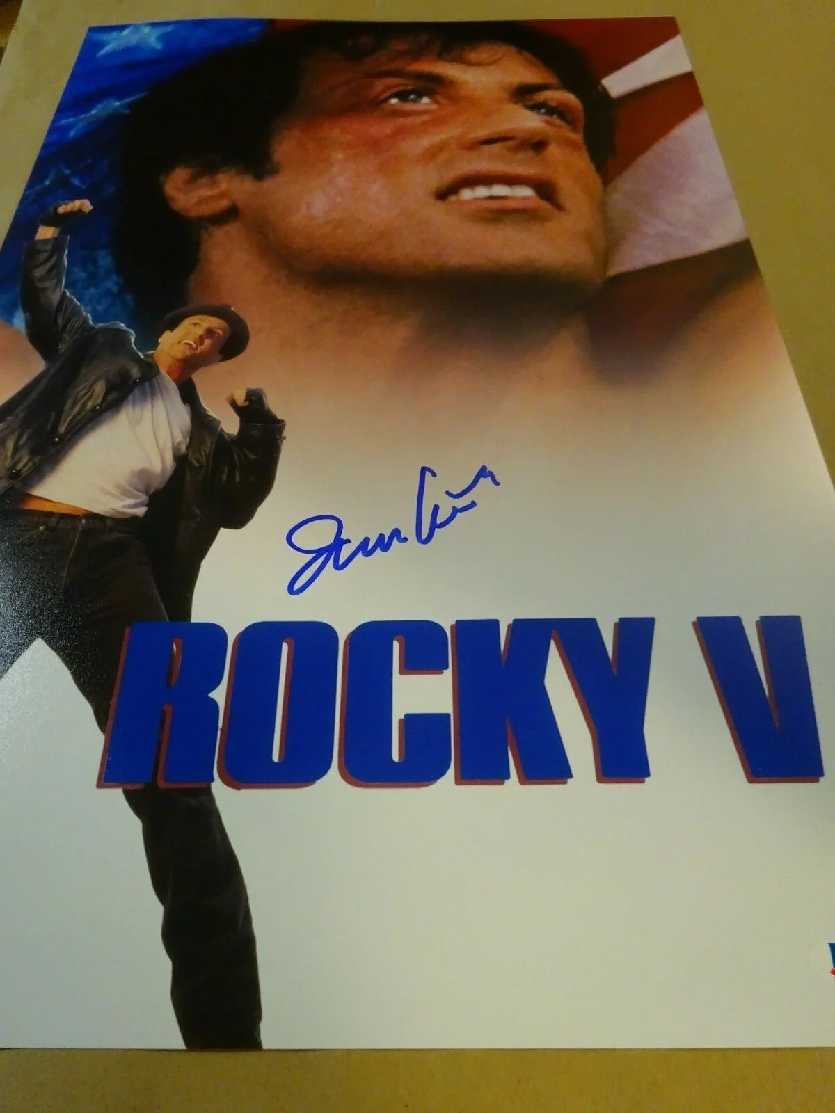 Irwin Winkler — Signed IRWIN WINKLER Autographed ROCKY V 12"x18" Photo BECKETT BAS COA, image 4