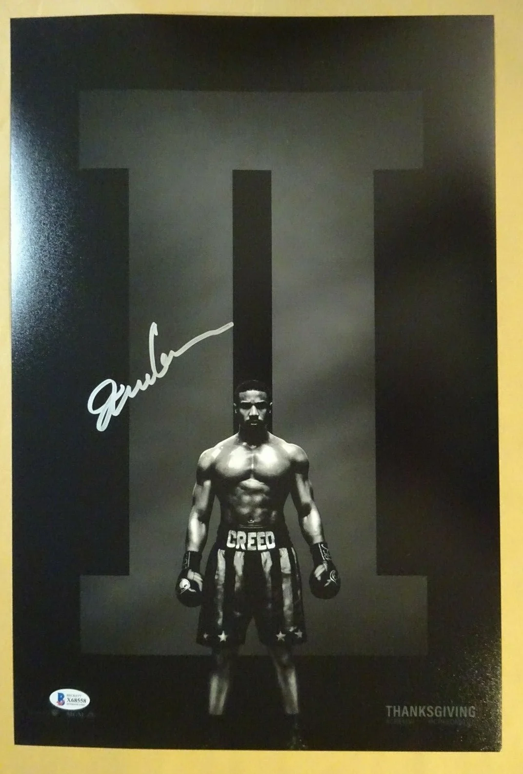 Irwin Winkler — Signed IRWIN WINKLER Autographed CREED II 12"x18" Photo BECKETT BAS COA, image 2
