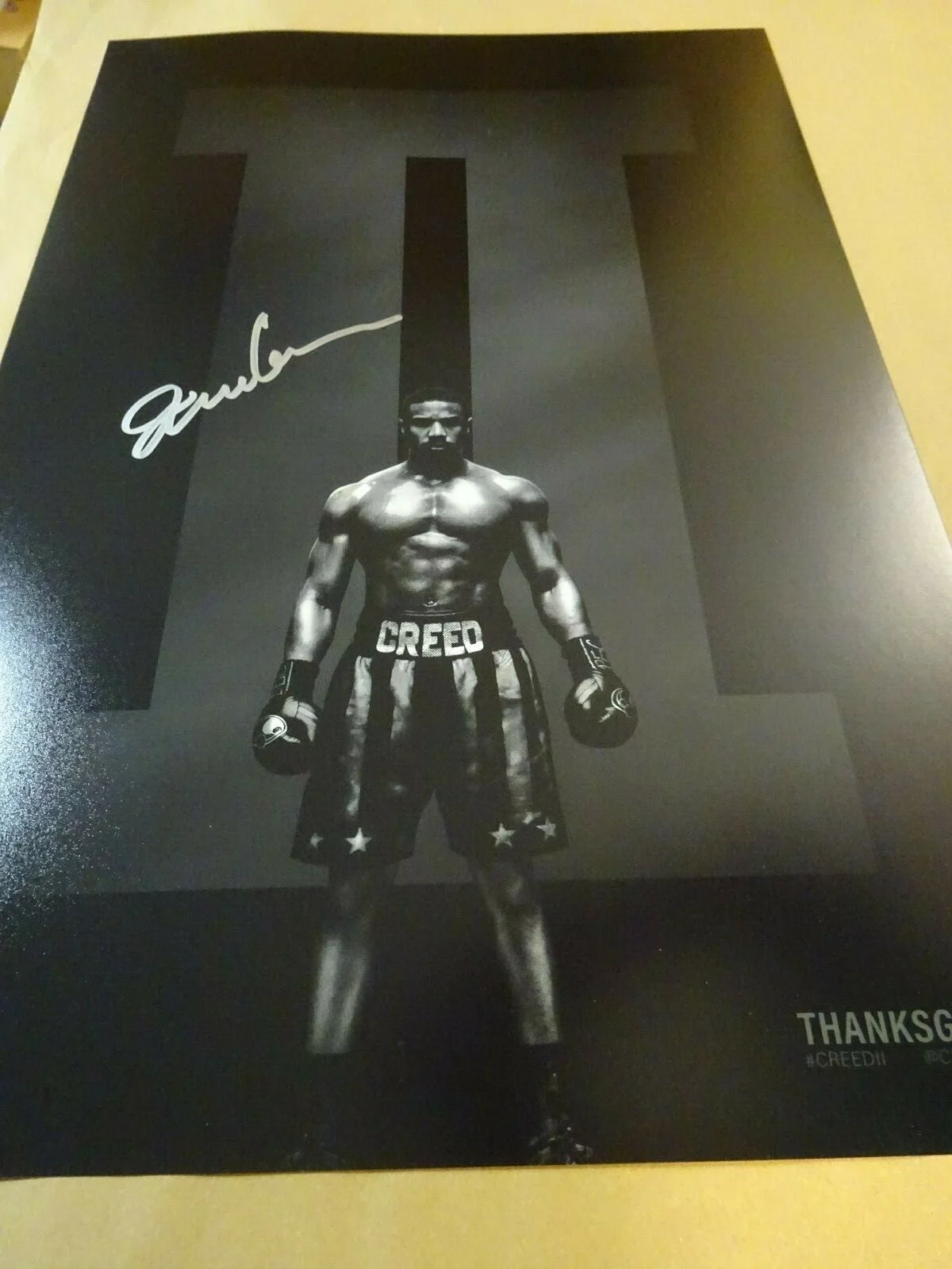 Irwin Winkler — Signed IRWIN WINKLER Autographed CREED II 12"x18" Photo BECKETT BAS COA, image 4