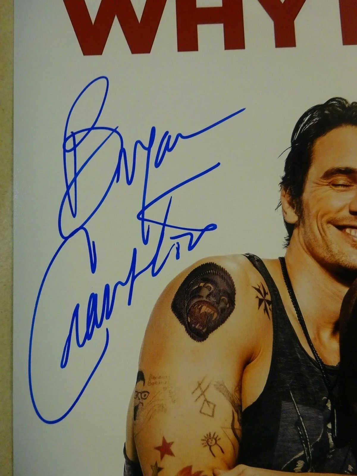 Zoey Deutch, James Franco, Bryan Cranston — Signed WHY HIM Autographed By 3 12"x18" Photo Cranston Franco + BECKETT LOA COA, image 4