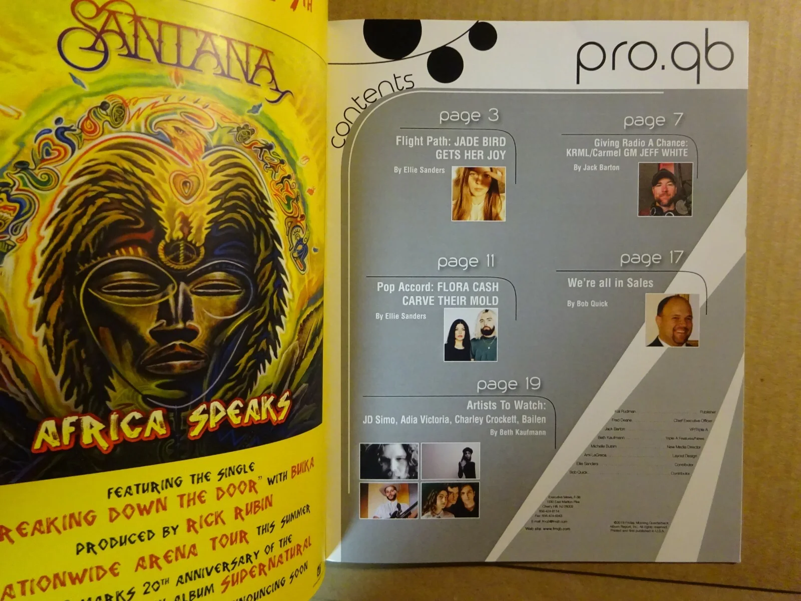 Signed JADE BIRD Autographed pro qb May 2019 Magazine Singer BECKETT COA, изображение 5