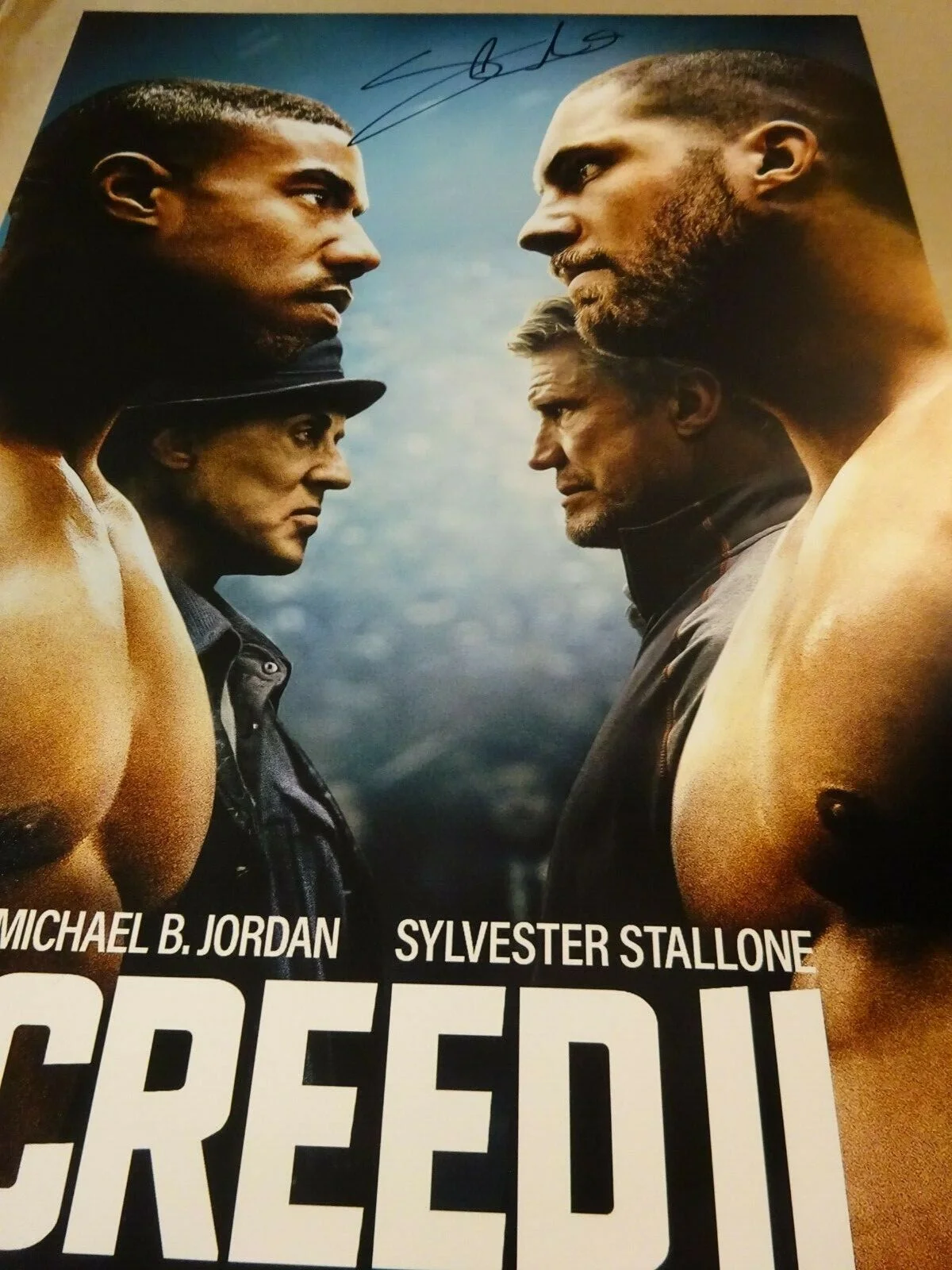 Steven Caple Jr — Signed STEVEN CAPLE JR. Autographed CREED II 12"x18" Photo BECKETT BAS COA, image 4