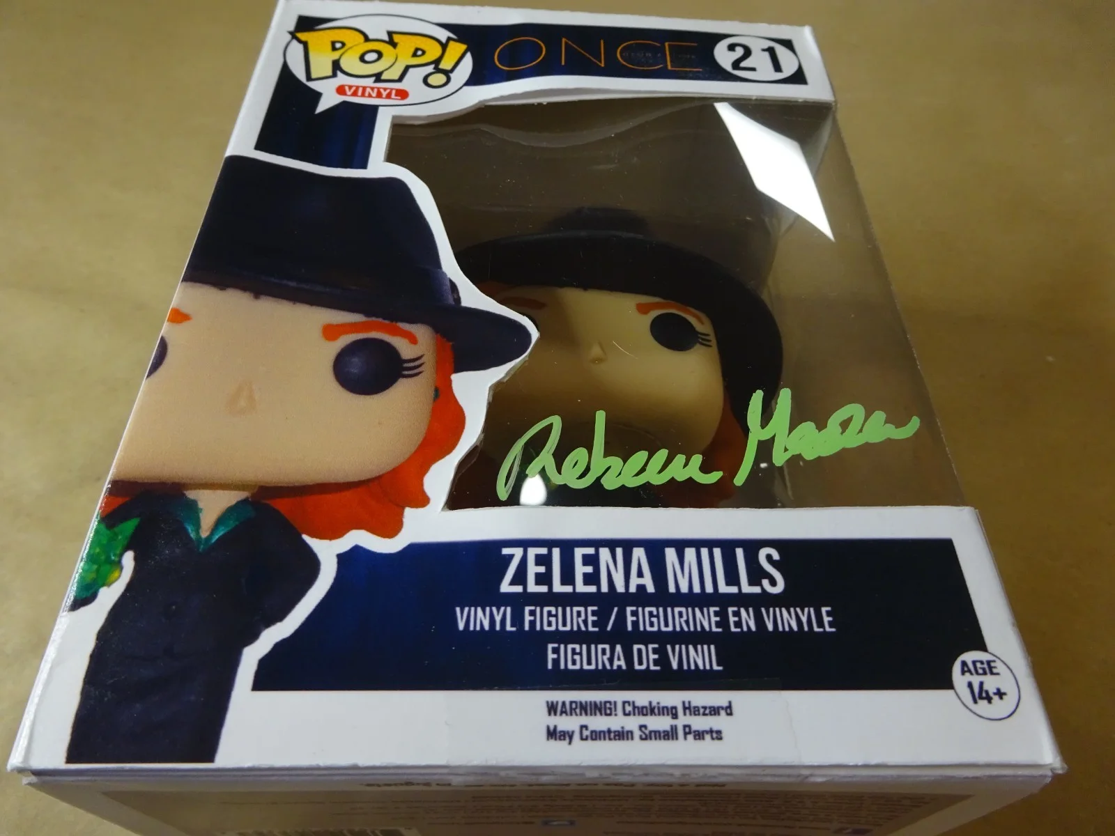 Rebecca Mader — Signed Rebeca Mader Zelena Mills Once Upon A Time Custom Funko Pop BAS COA, image 2