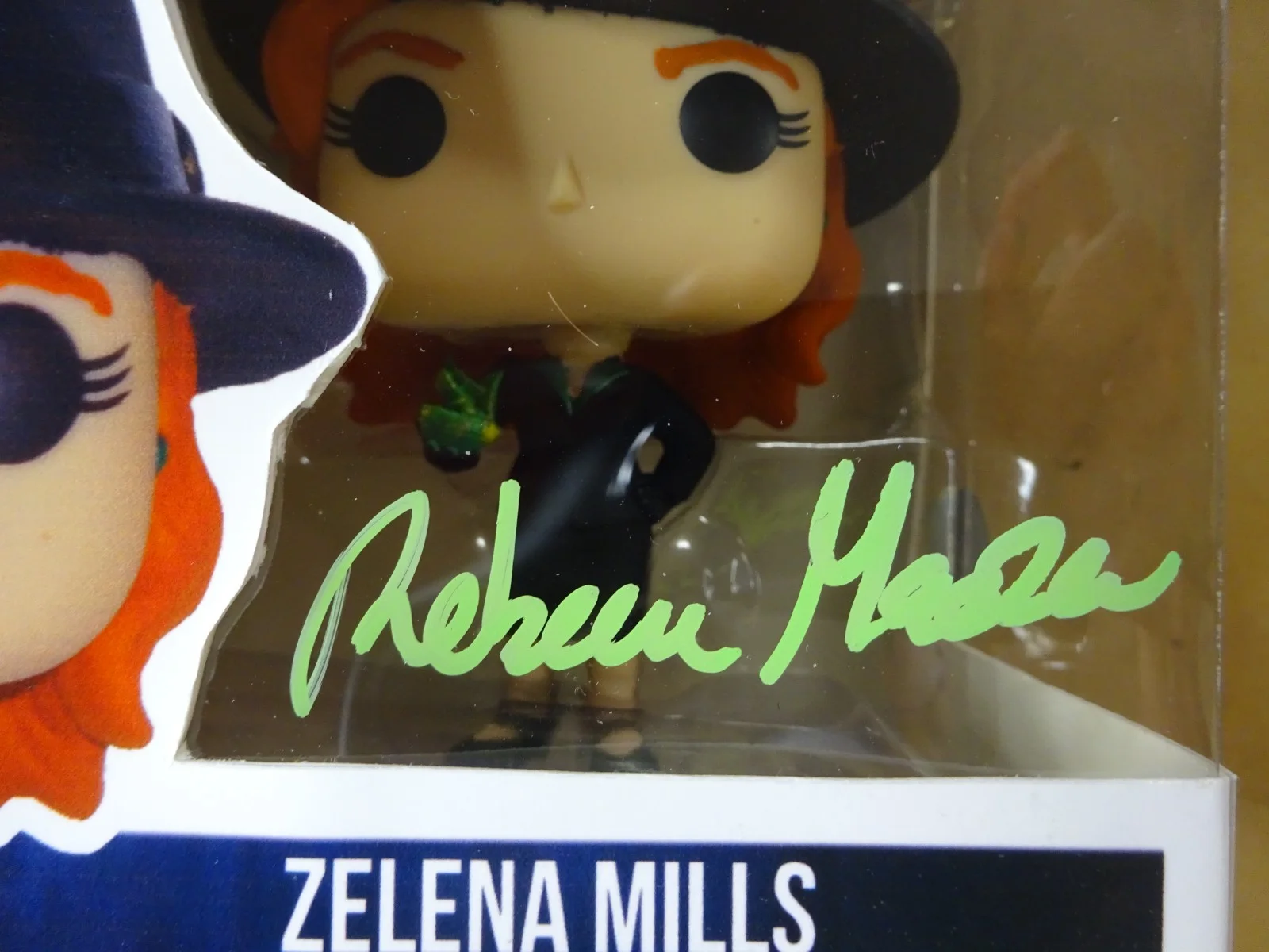 Rebecca Mader — Signed Rebeca Mader Zelena Mills Once Upon A Time Custom Funko Pop BAS COA, image 4