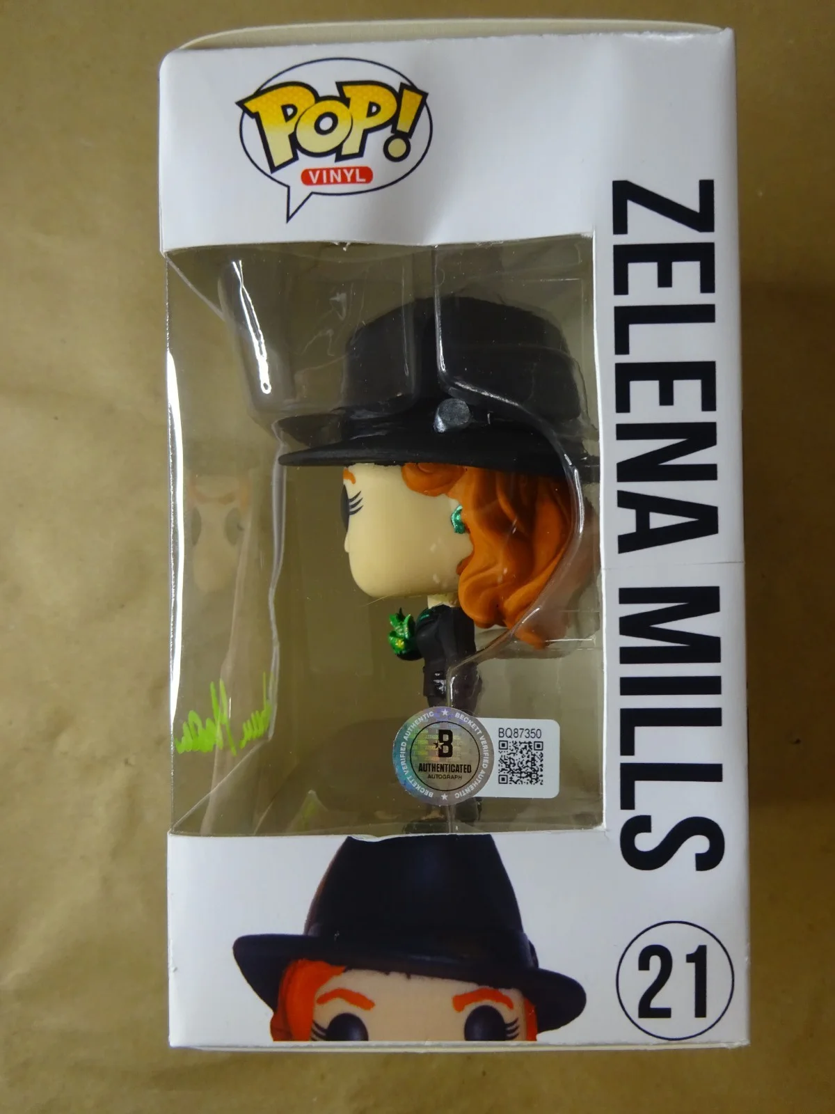 Rebecca Mader — Signed Rebeca Mader Zelena Mills Once Upon A Time Custom Funko Pop BAS COA, image 5