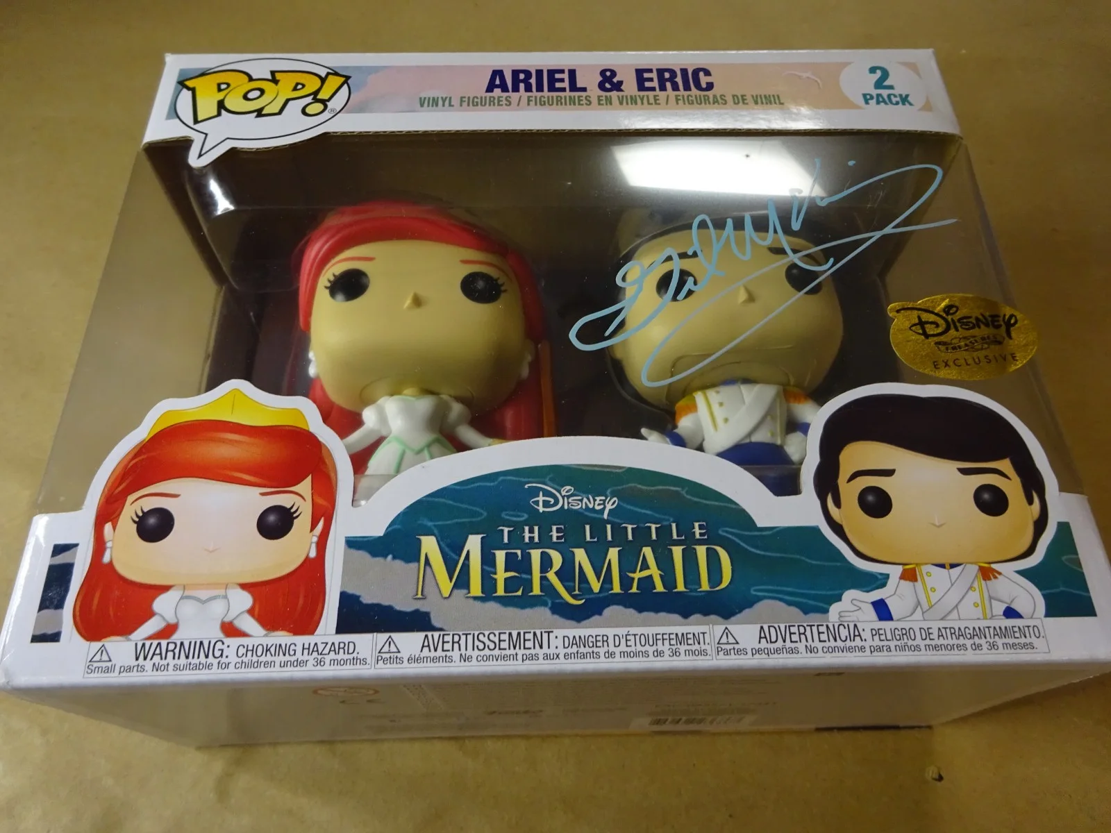 Gil McKinney — Signed Gil McKinney Autographed Prince Eric Once Upon A Time Funko Pop BAS COA, image 2