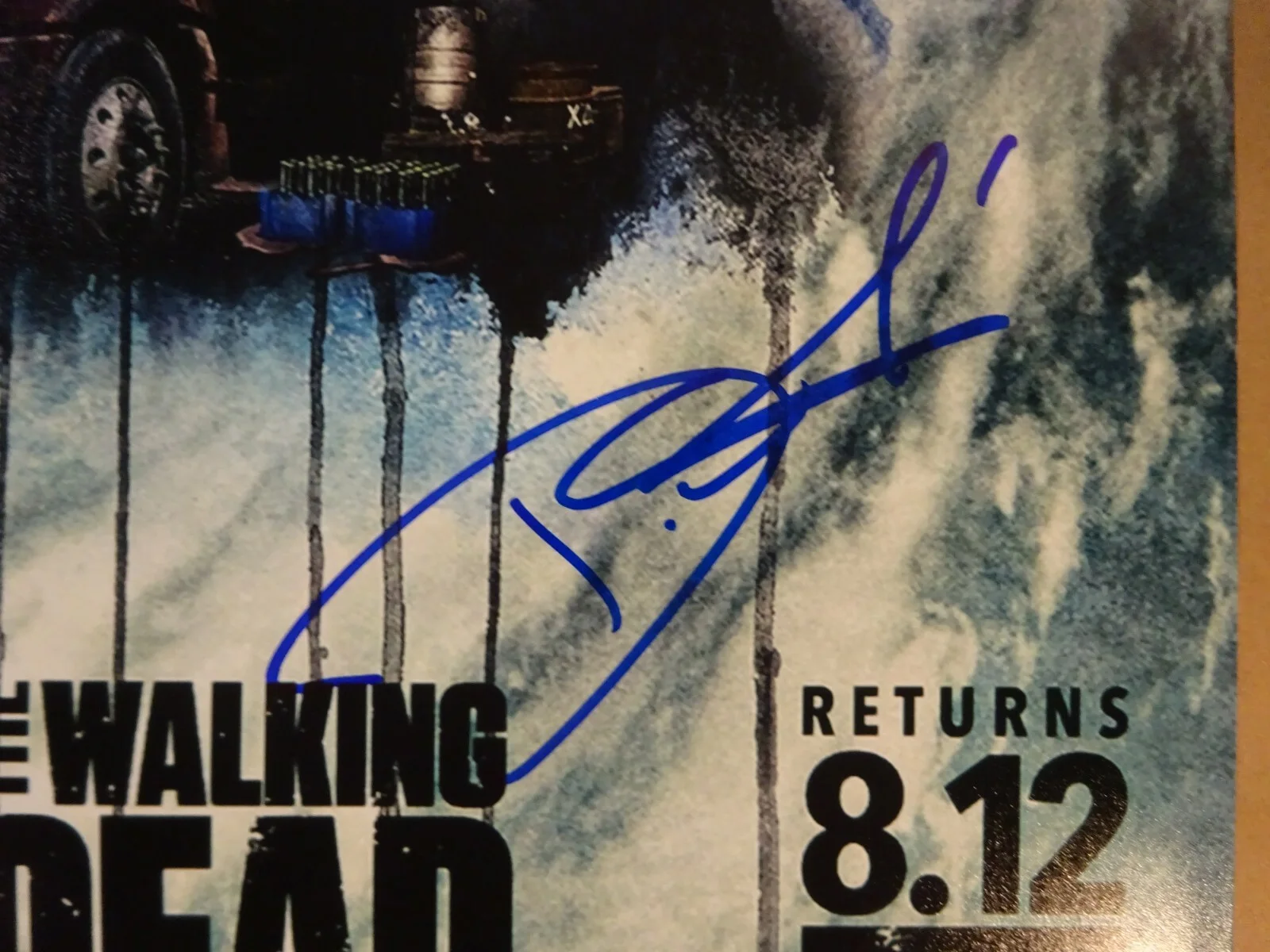 Colman Domingo, Danay Garcia — Signed DANAY GARCIA COLMAN DOMINGO FEAR THE WALKING DEAD 12x18 Photo BECKETT COA, изображение 4