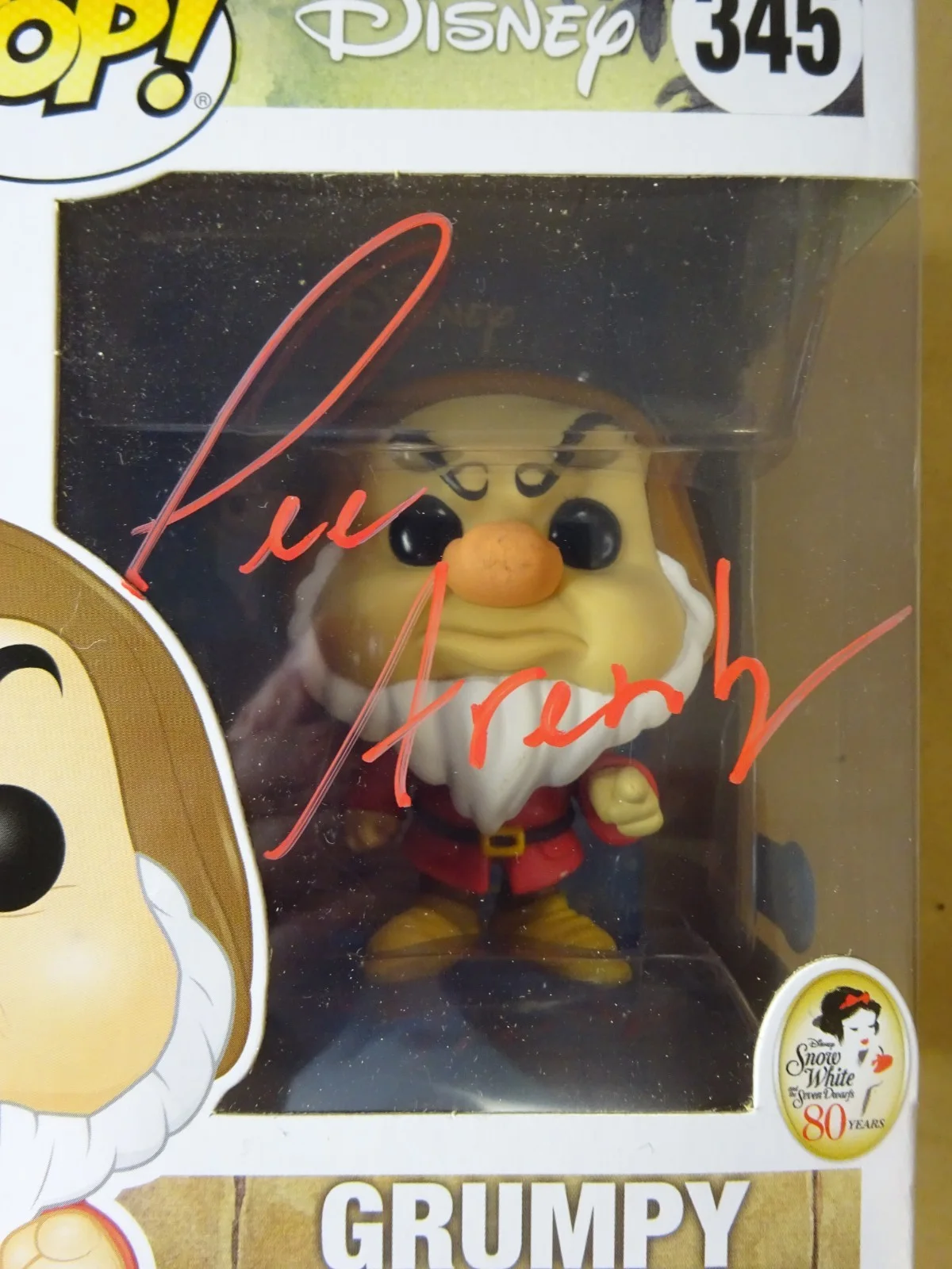 Lee Arenberg — Signed Lee Arenberg Autographed Grumpy Once Upon A Time Funko Pop BAS COA, image 3