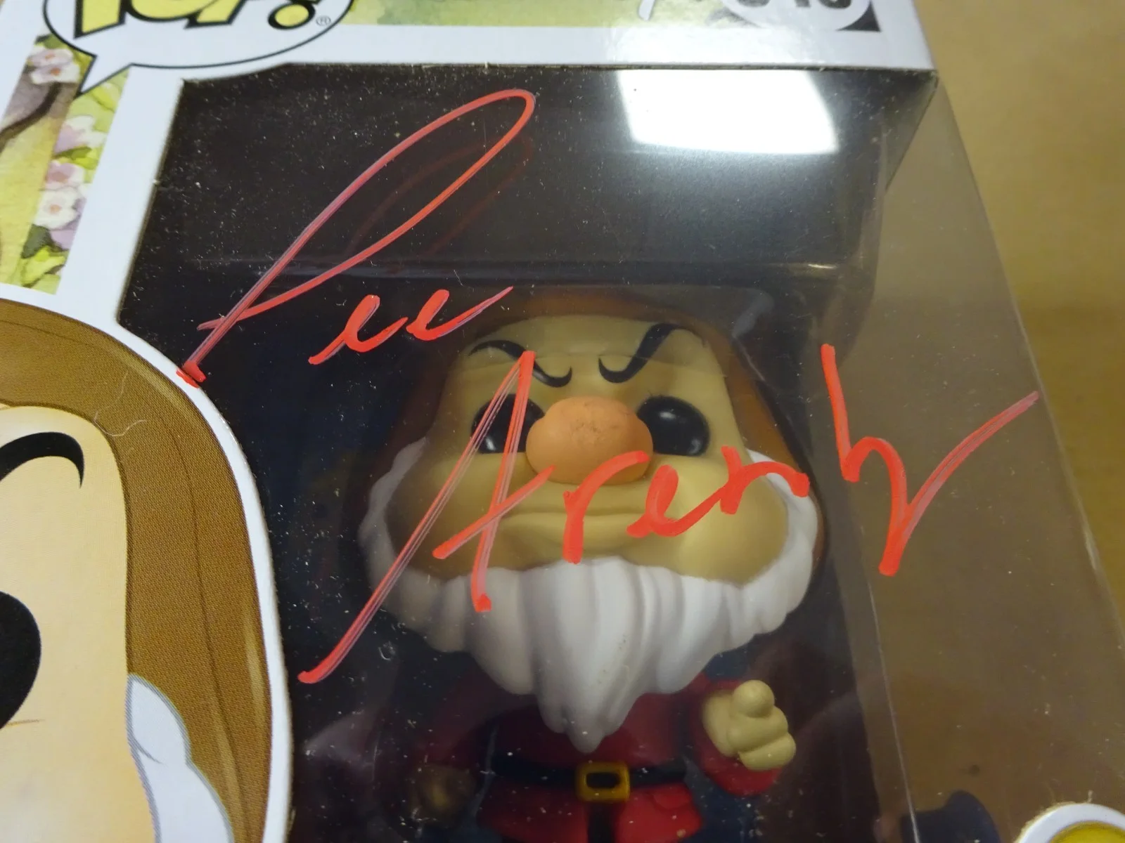 Lee Arenberg — Signed Lee Arenberg Autographed Grumpy Once Upon A Time Funko Pop BAS COA, image 4