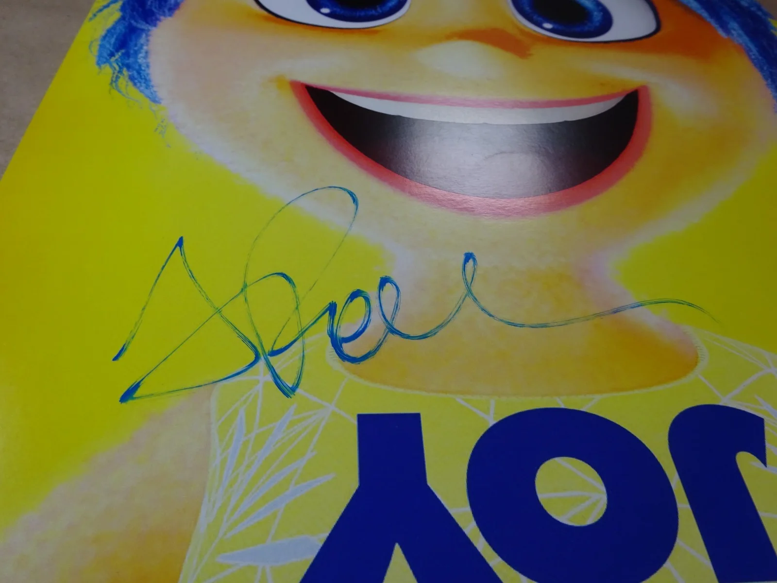 Amy Poehler — Signed Amy Poehler Autographed Inside Out - Joy 11"x17" Photo Beckett BAS COA, изображение 3