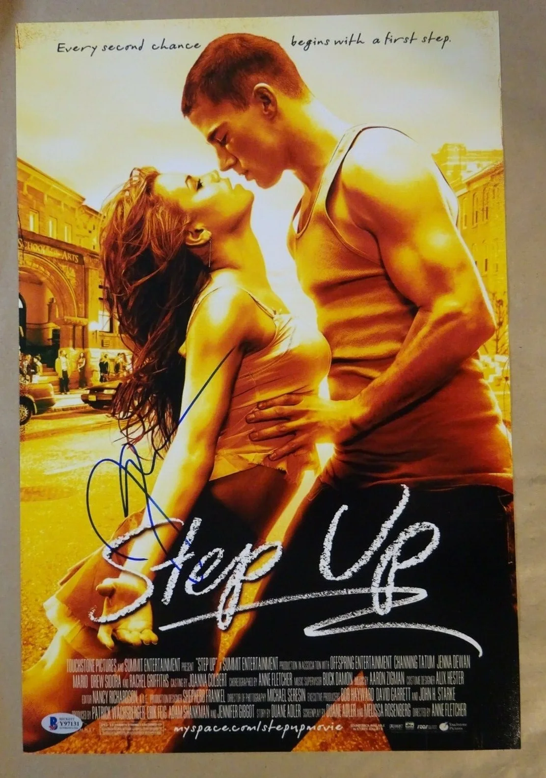 Jenna Dewan — Signed JENNA DEWAN Autographed STEP UP 12"x18" Photo BECKETT BAS COA, image 2