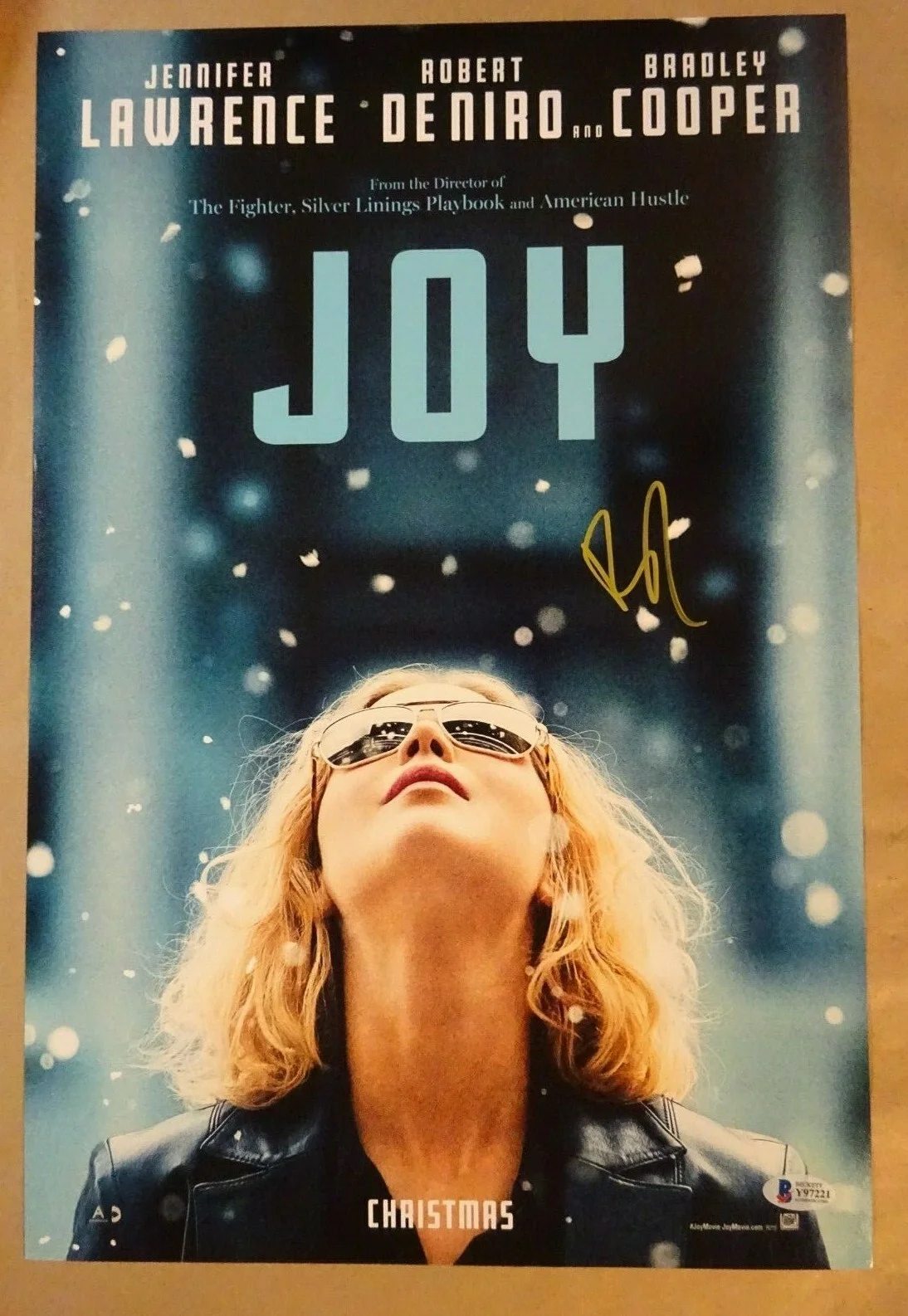 Edgar Ramirez — Signed EDGAR RAMIREZ Autographed JOY 12"x18" Photo BECKETT BAS COA, image 2