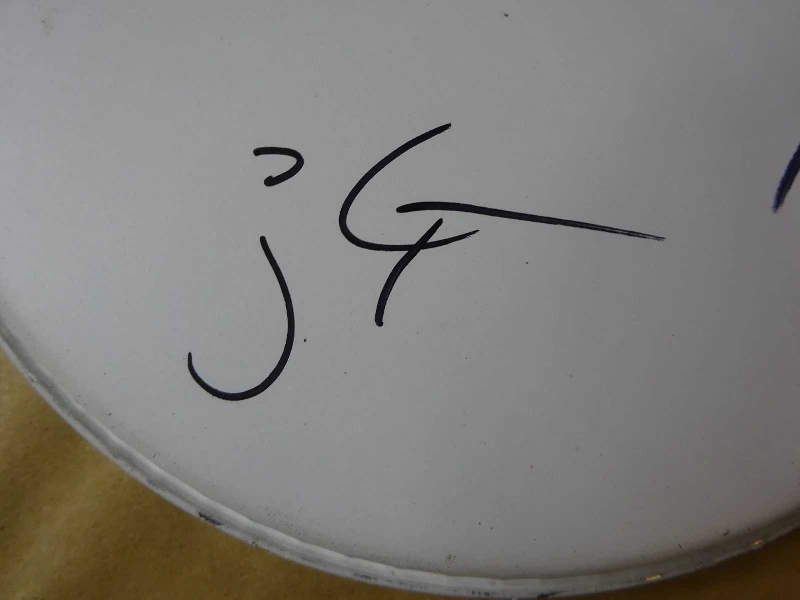 Signed The Lumineers Wesley Schultz & Jeremiah Fraites 8" Drum Head BAS COA, image 4