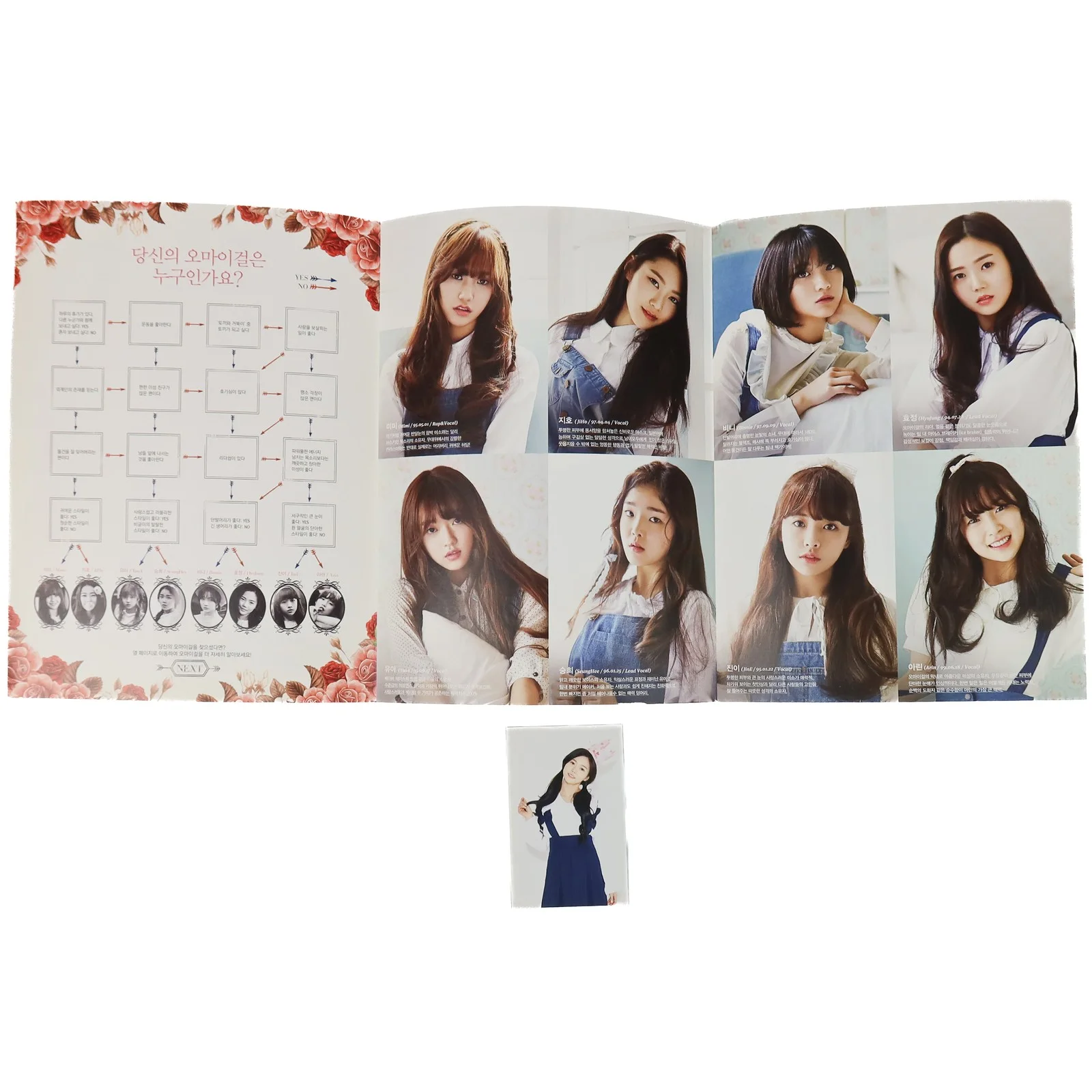 Oh My Girl - Cupid 1st Mini Album Signed Autographed Promo CD + PC + Insert 2015, изображение 4