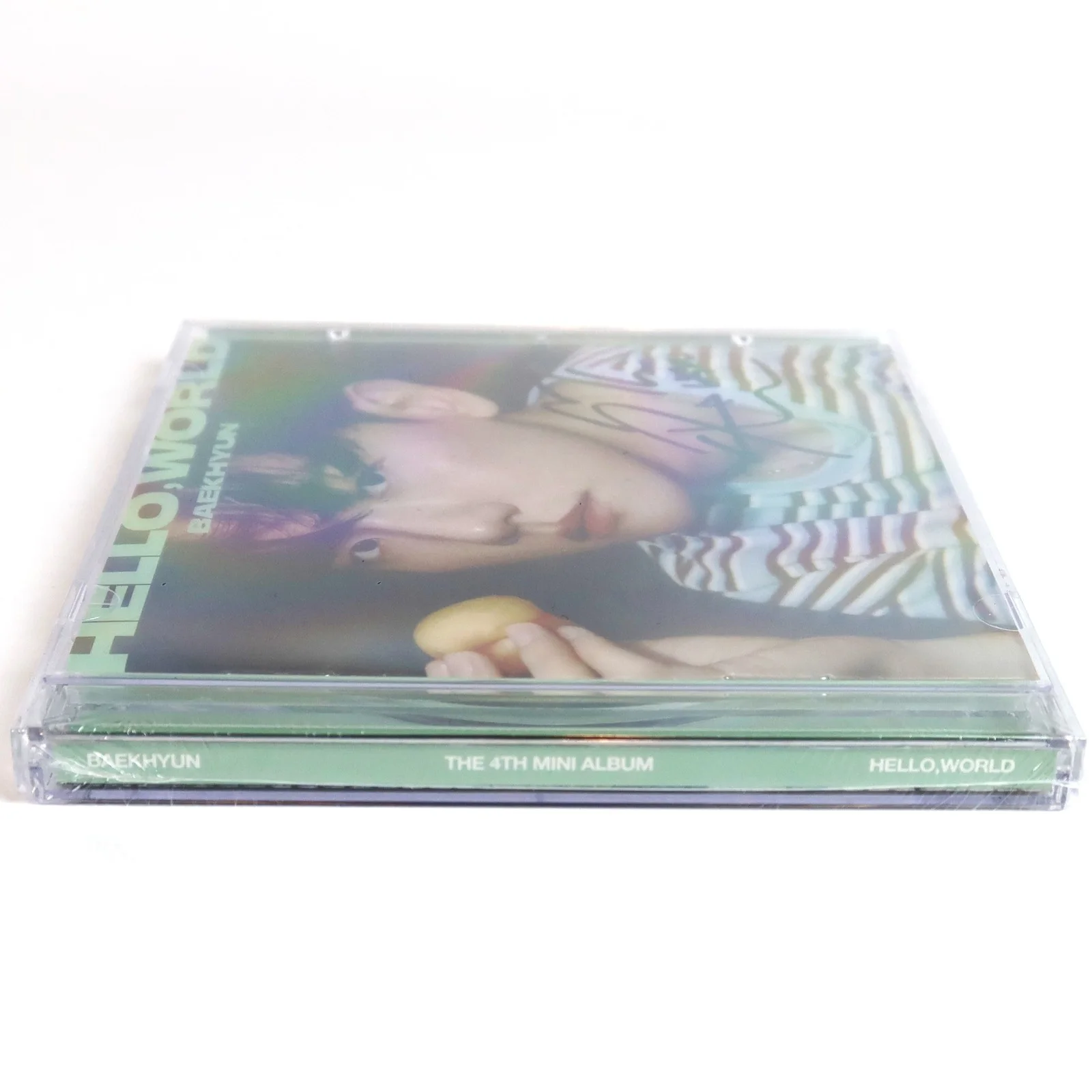 Baekhyun - Hello, World [Jewel / World Ver.] 4th Mini Album Signed CD 2024 Exo, изображение 3
