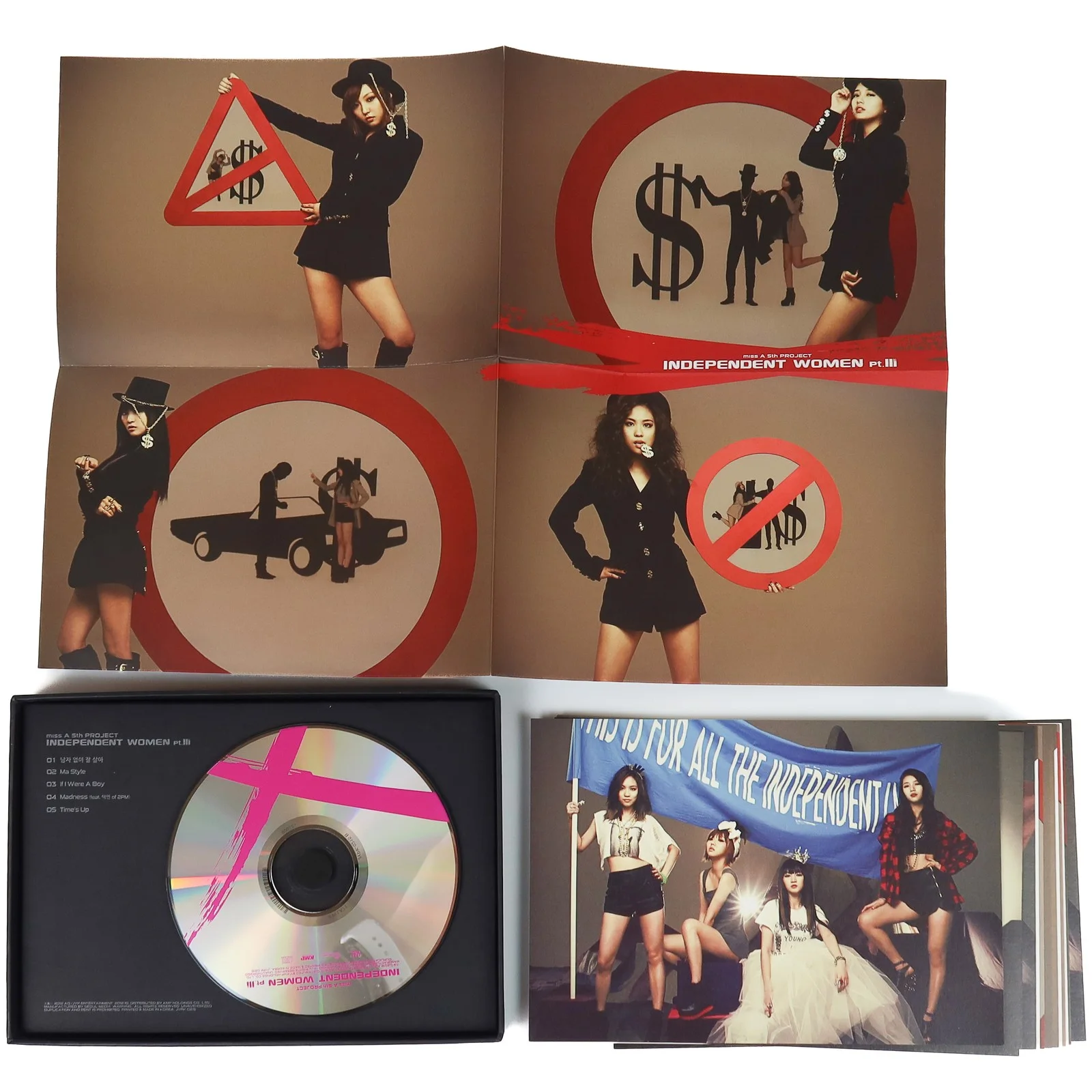 Miss A - Independent Women Pt.III 2nd Mini Album Signed Promo CD 2012, изображение 2