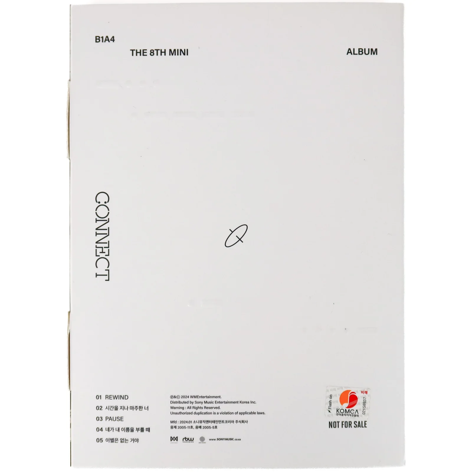 B1A4 - Connect [Dreamlike Ver.] 8th Mini Album Signed Autographed Promo CD 2024, изображение 3