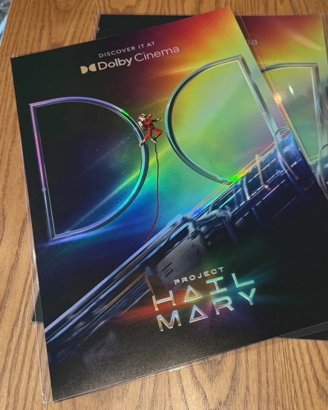 Project Hail Mary Dolby Cinema Exclusive Poster Megabox Korea Limited PHM Rare, изображение 4