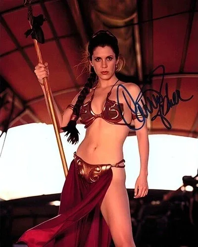CARRIE FISHER — STAR WARS CARRIE FISHER 8.5X11 SIGNED PHOTO PRINCESS LEIA AUTOGRAPH POSTER