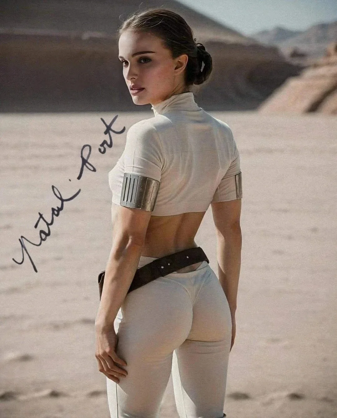 NATALIE PORTMAN — NATALIE PORTMAN STAR WARS 8.5X11 SIGNED PHOTO QUEEN OF NABOO AUTOGRAPH POSTER