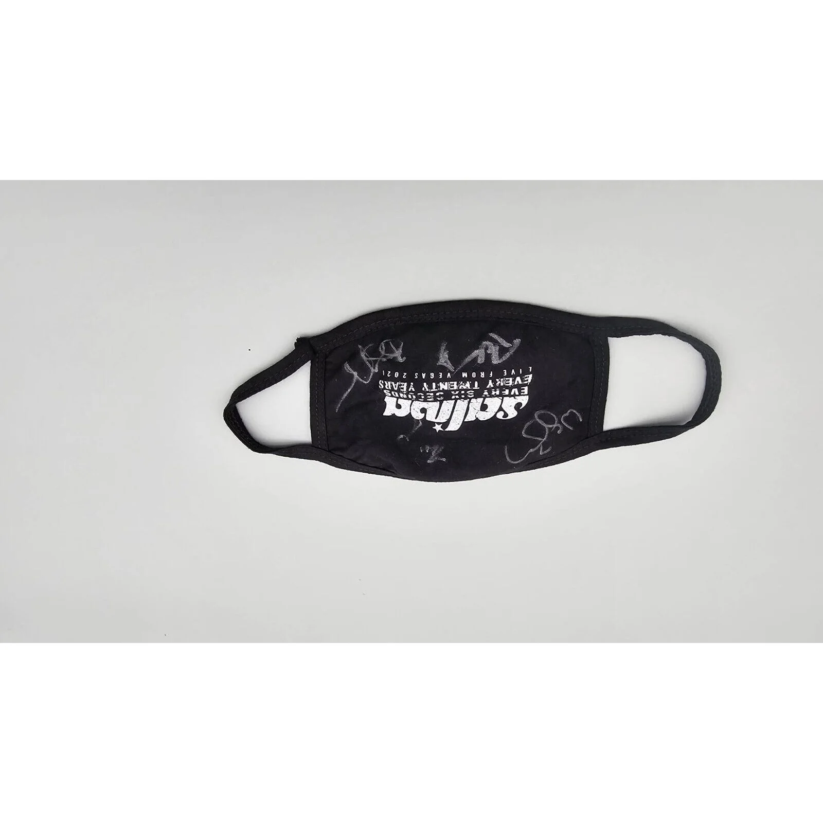 Saliva band signed "Every Twenty Years" livestream face mask Every Six Seconds, изображение 3