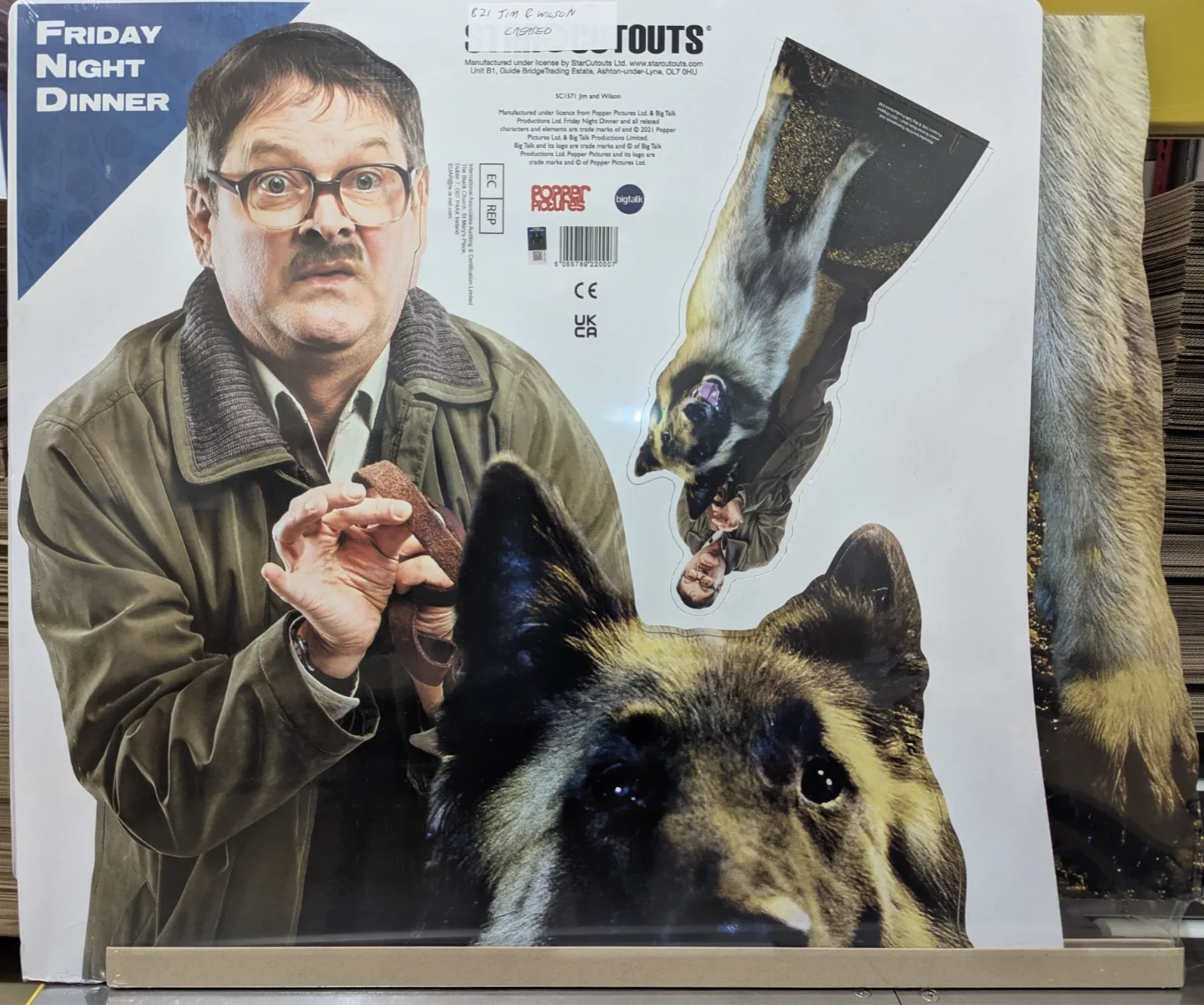 Jim and Wilson from Friday Night Dinner Cardboard Cutout / Standee *Damaged*, изображение 2