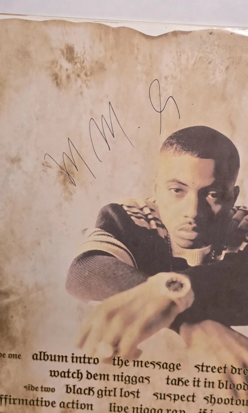 RARE NAS IT WAS WRITTEN SIGNED Vinyl LP Album Music Autographed, изображение 5