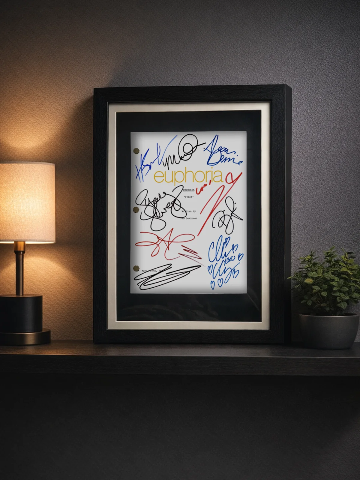 Euphoria Signed TV Show Pilot Script, Full Screen Play Reproduction & Autographs, image 5