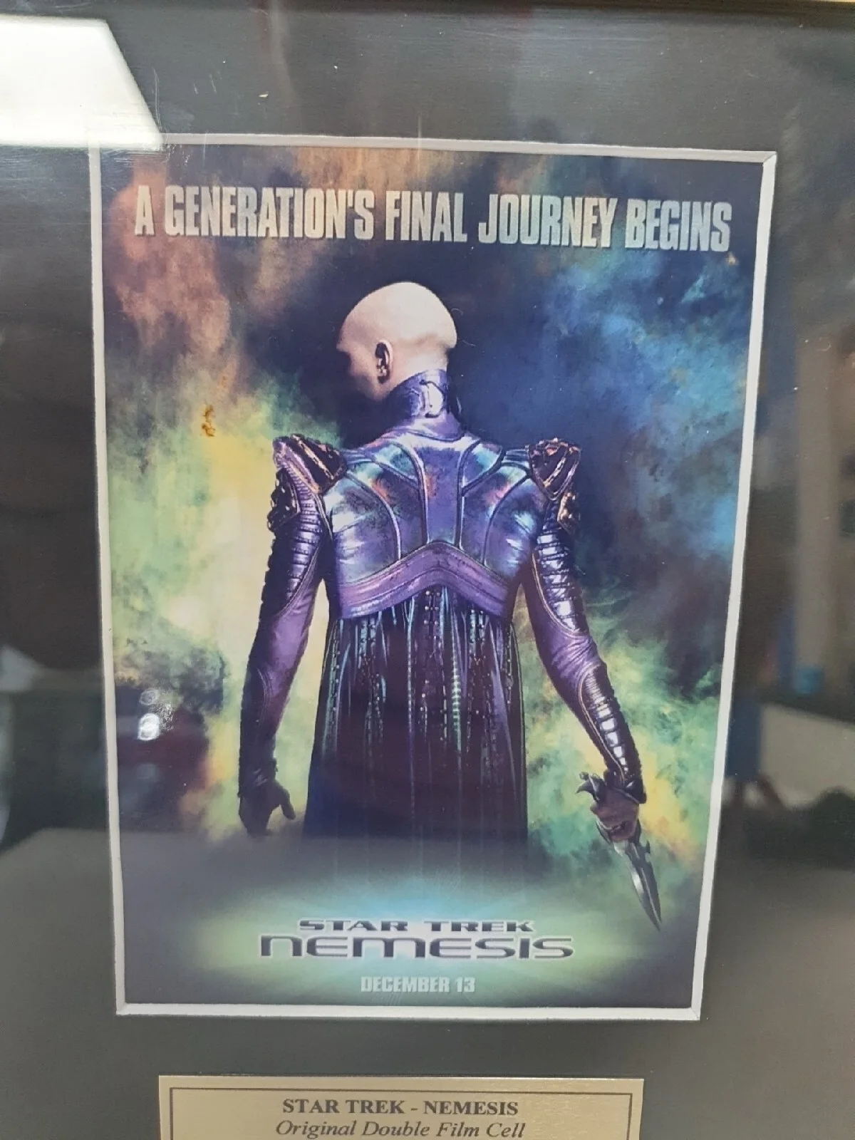 Star Trek - Nemesis Film Cell - Numbered Limited Edition No. 320 of 500, изображение 3