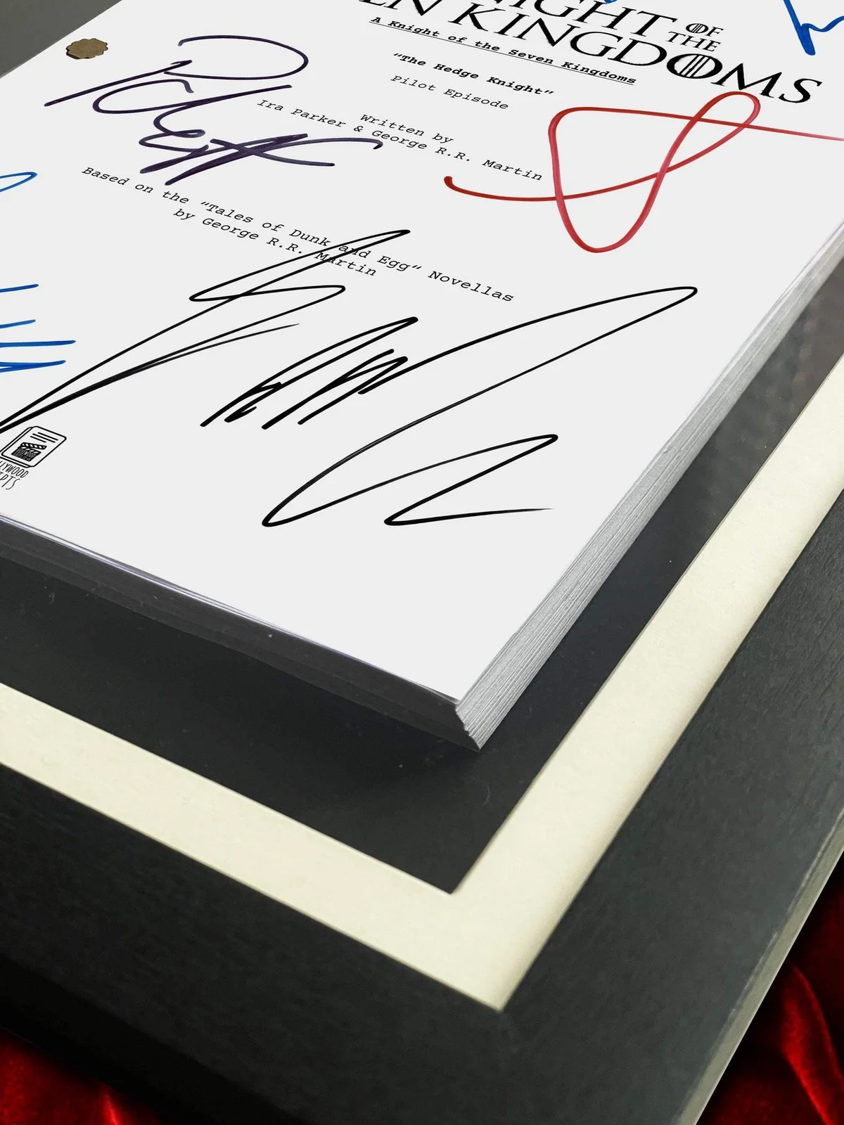 A Knight of the Seven Kingdoms Signed Movie Script, Full Screenplay Reproduction, image 2