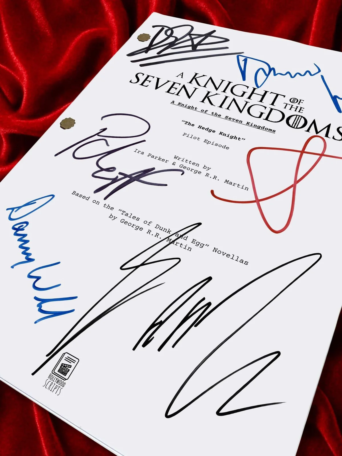 A Knight of the Seven Kingdoms Signed Movie Script, Full Screenplay Reproduction, image 4