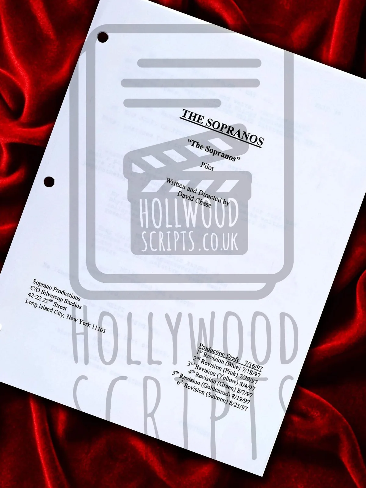 The Sopranos, Signed Pilot TV Script, Full Framed Screenplay & Cast Autographs, image 5