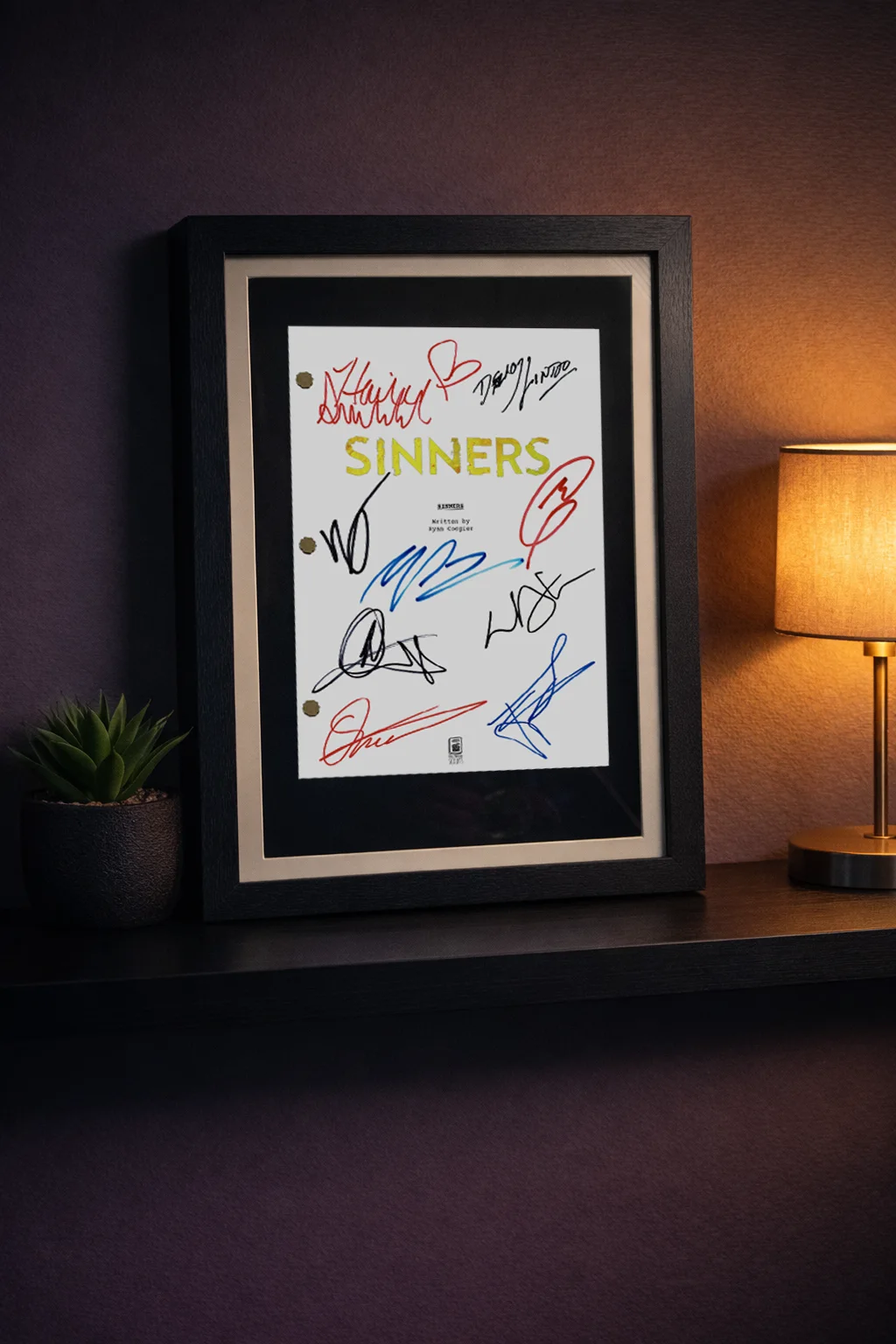 Sinners, Signed Movie Script, Full Screenplay with Cast Autographs Reproduction, image 2