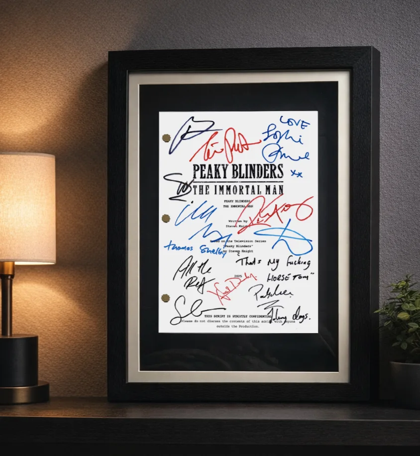 Peaky Blinders The Immortal Man Signed Movie Script Full Screenplay Reproduction, изображение 4