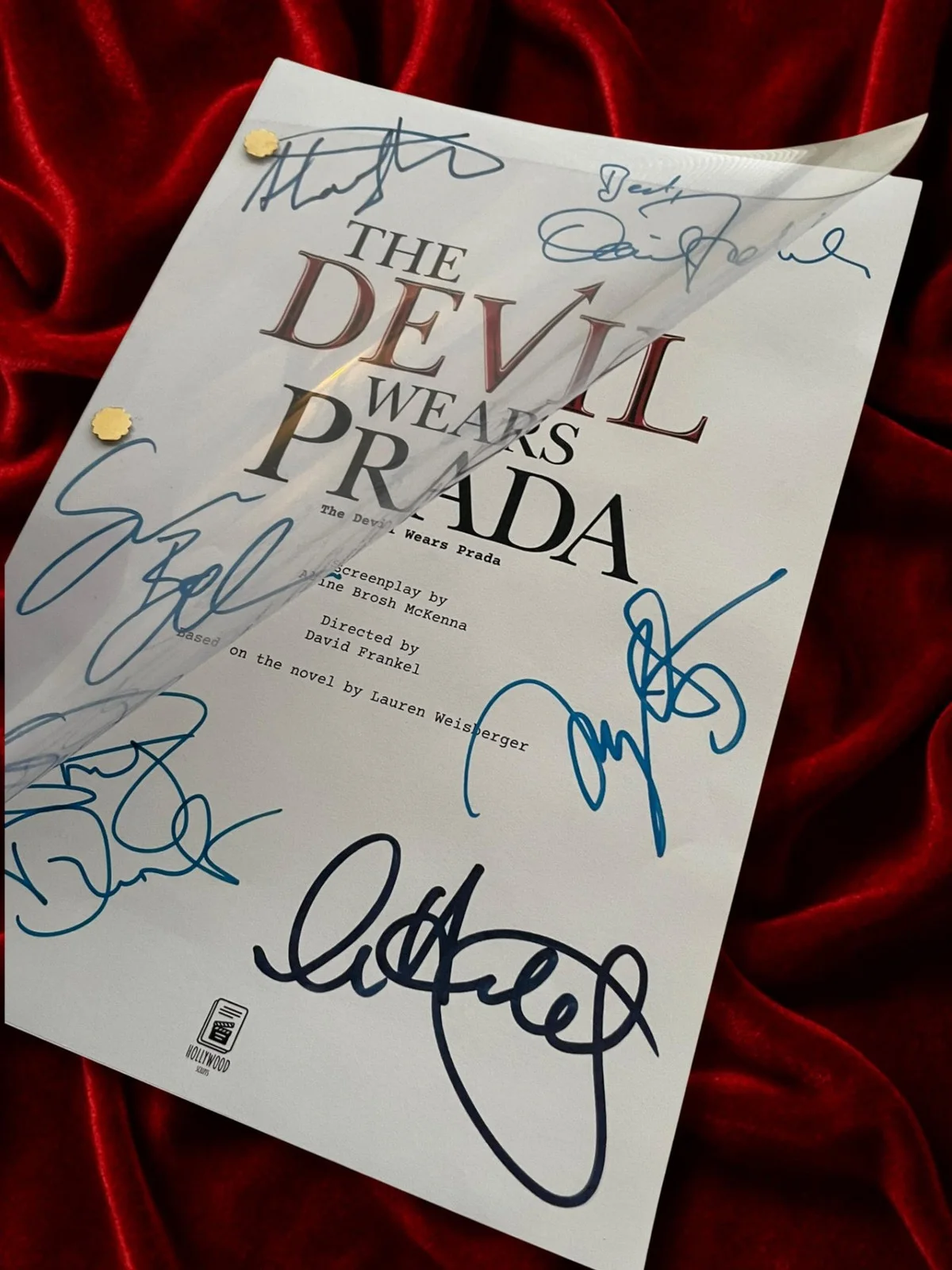 Devil Wears Prada, Signed Movie Script, Full Screenplay, Framed Reproduction, image 5