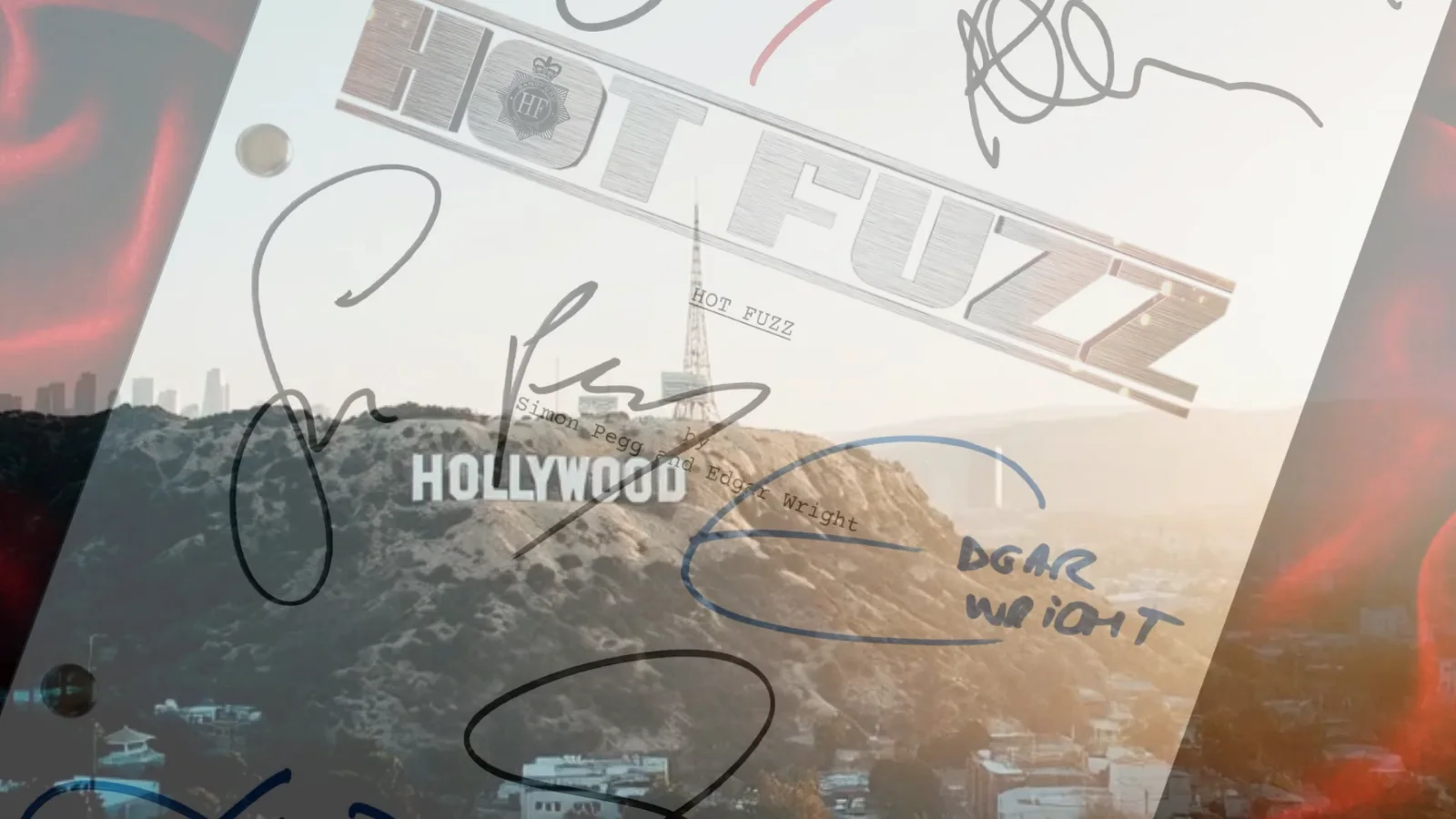 Hot Fuzz Signed Movie Script, Greater Good, Full Screenplay Reproduction & Cast, изображение 3
