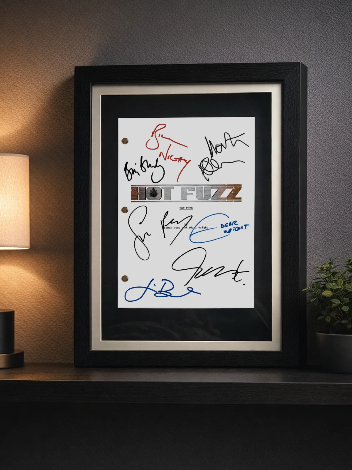Hot Fuzz Signed Movie Script, Greater Good, Full Screenplay Reproduction & Cast, изображение 5