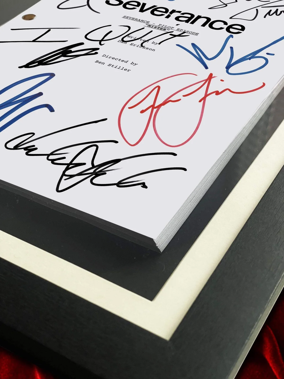 Severance, Signed Pilot TV Script with Cast Autographs, Movie Prop Replica, image 2