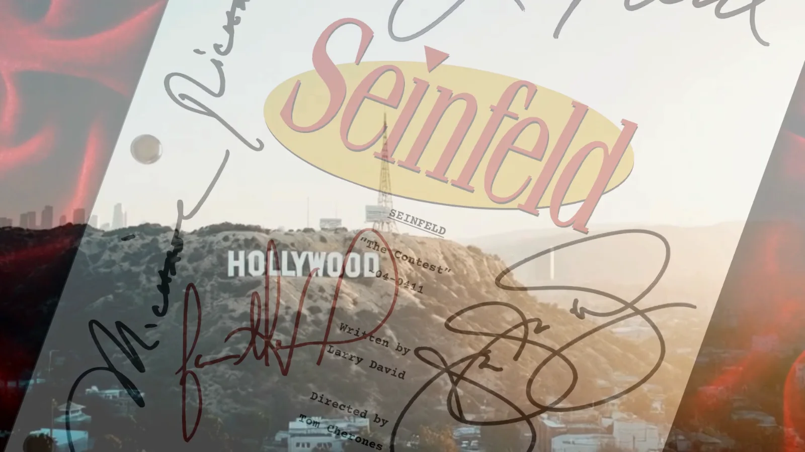 Seinfeld Signed Pilot TV Script with Cast Autographs, Movie Prop Replica, image 3