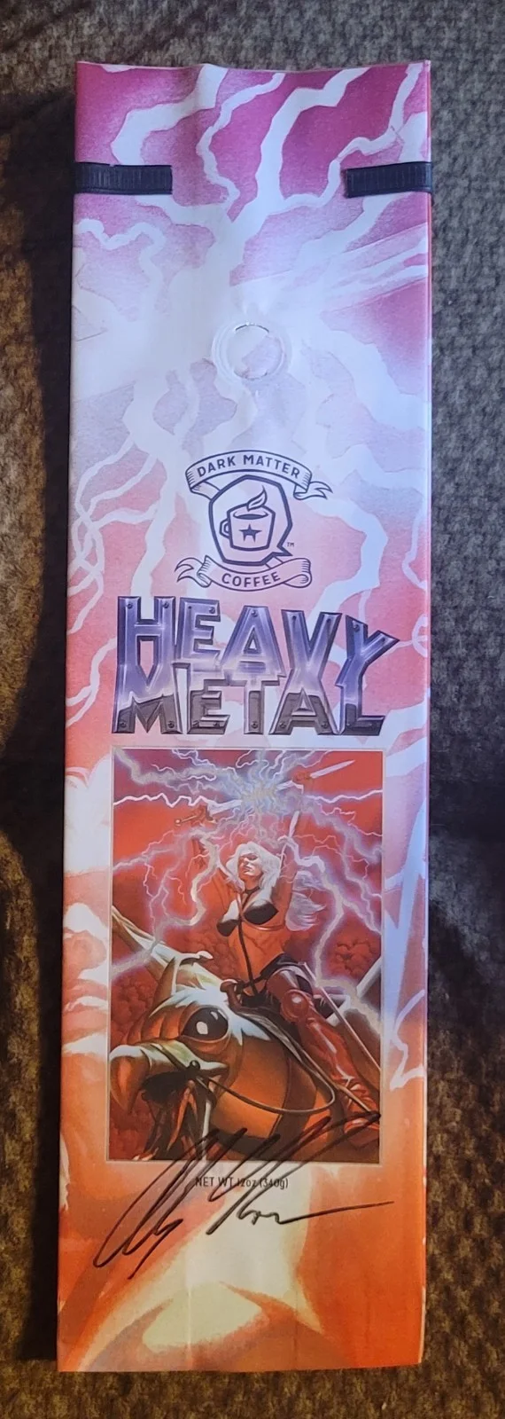 Alex Ross — Alex Ross Signed Dark Matter Coffee Heavy Metal