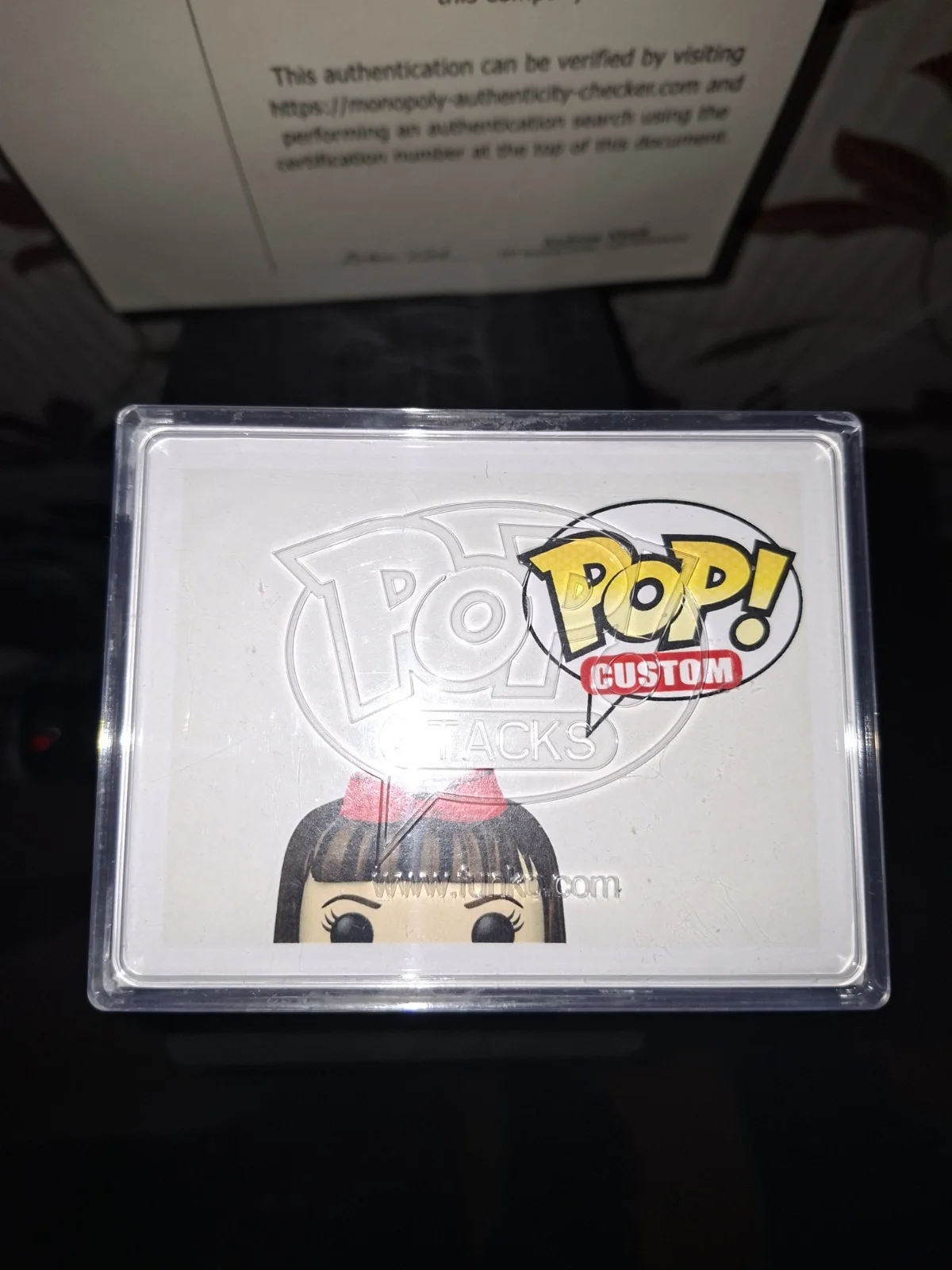 Monopoly Events Pop vinyl Custom Matilda 02 signed Mara Wilson COA, image 5