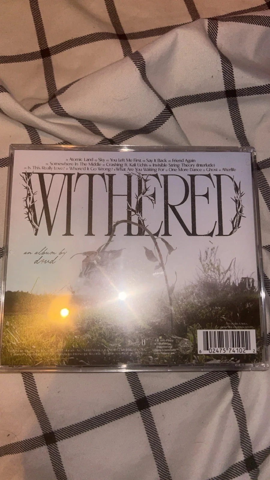 D4VD Signed Withered CD Autographed Insert/Cover, image 3