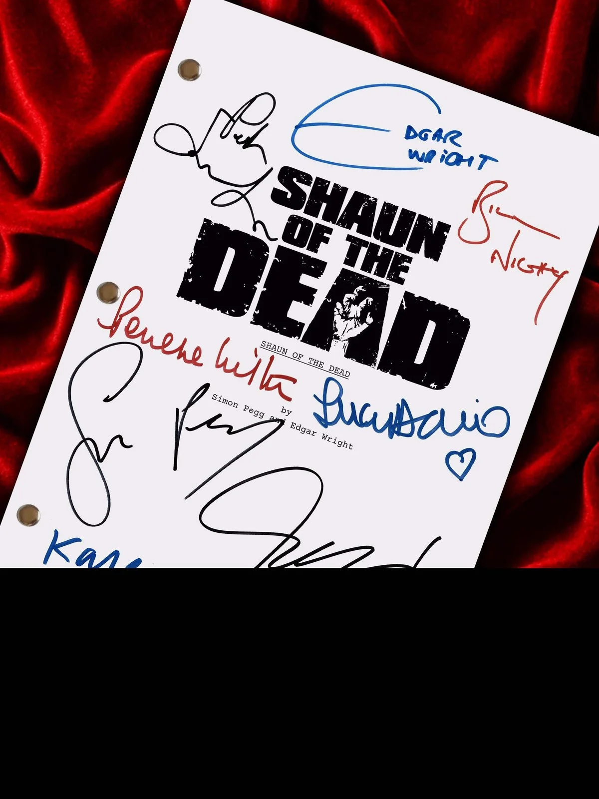 Shaun of the Dead, Signed Movie Script & Autographs Limited Edition Reproduction, изображение 3