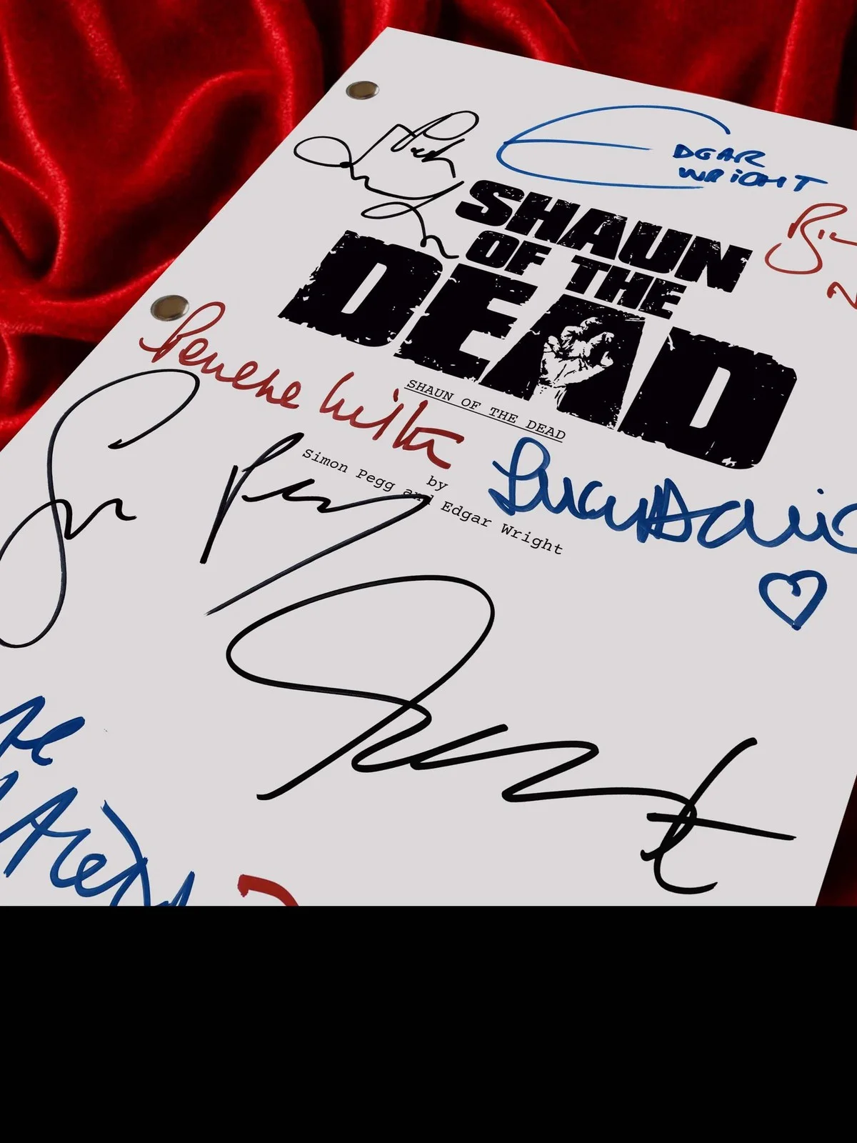 Shaun of the Dead, Signed Movie Script & Autographs Limited Edition Reproduction, изображение 4