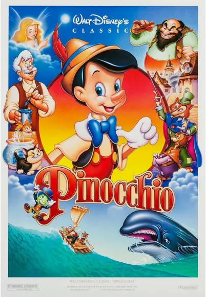 Walt Disney's Pinocchio 1940 Rare Unmounted 35mm Film Cells - Remastered Edition, изображение 2