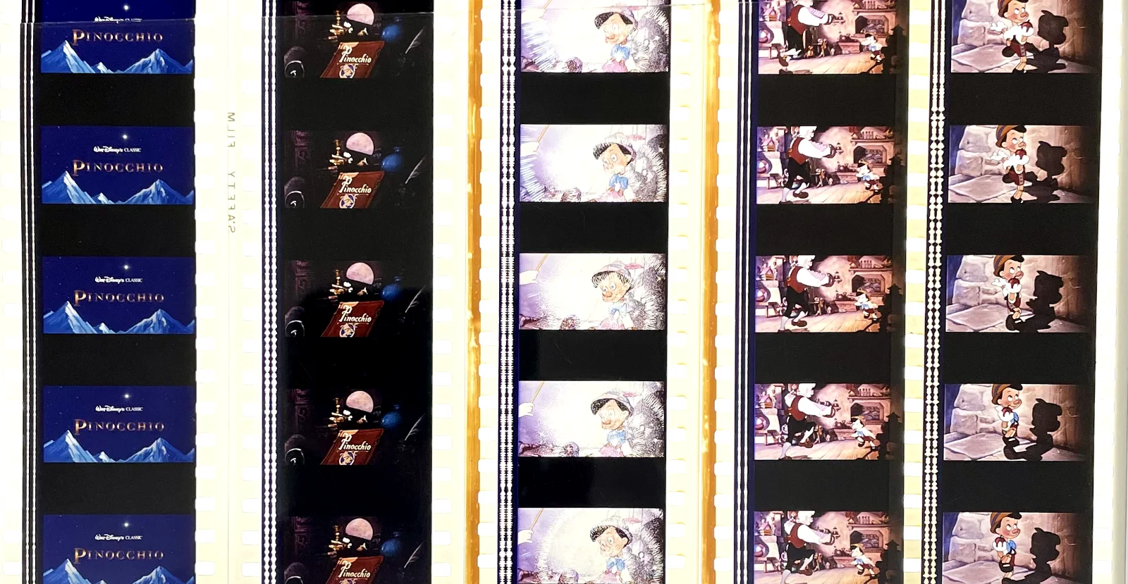 Walt Disney's Pinocchio 1940 Rare Unmounted 35mm Film Cells - Remastered Edition, изображение 3