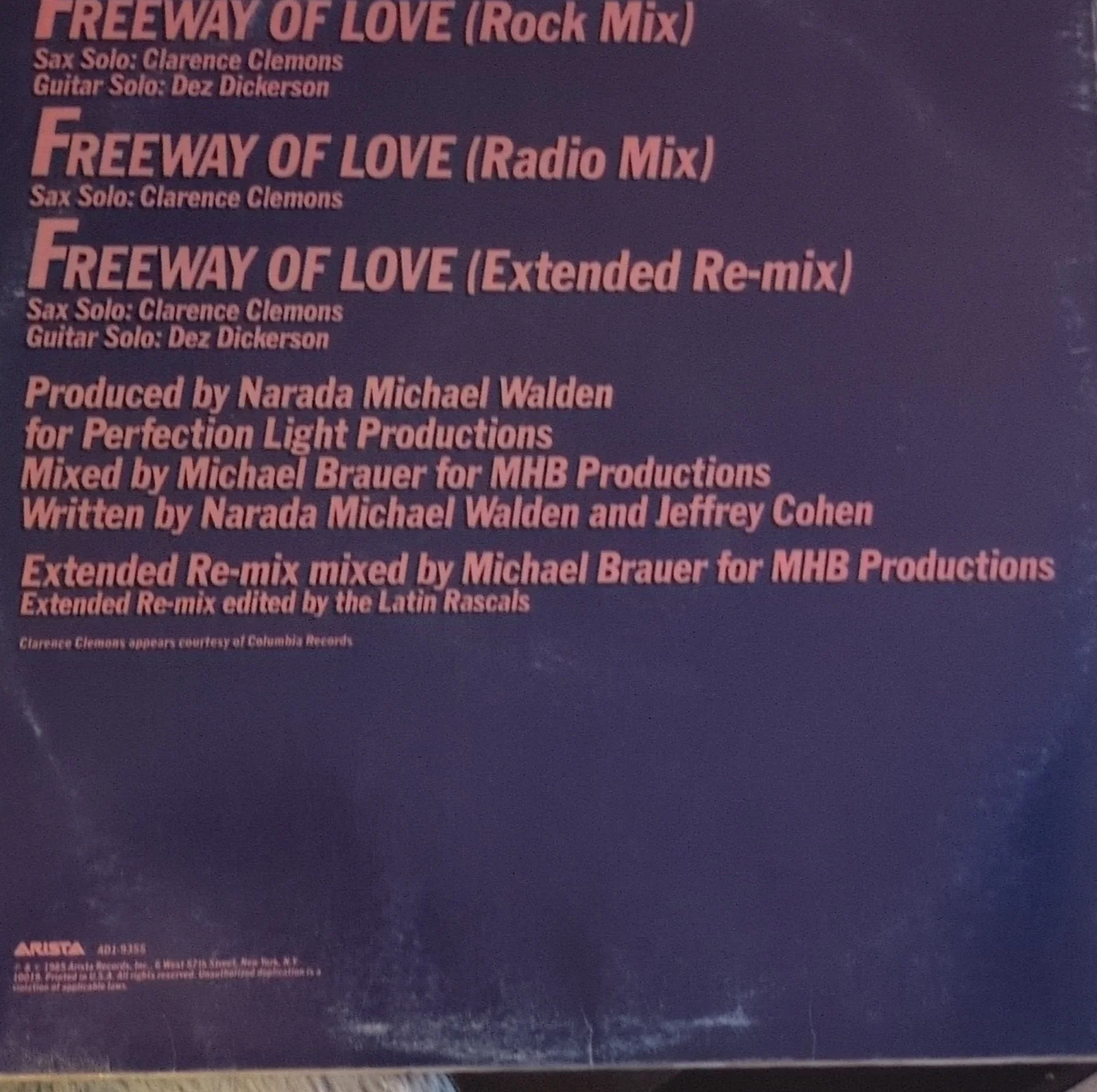 Aretha Franklin Autographed Freeway of Love Vinyl Record Arista 40-03155, изображение 3