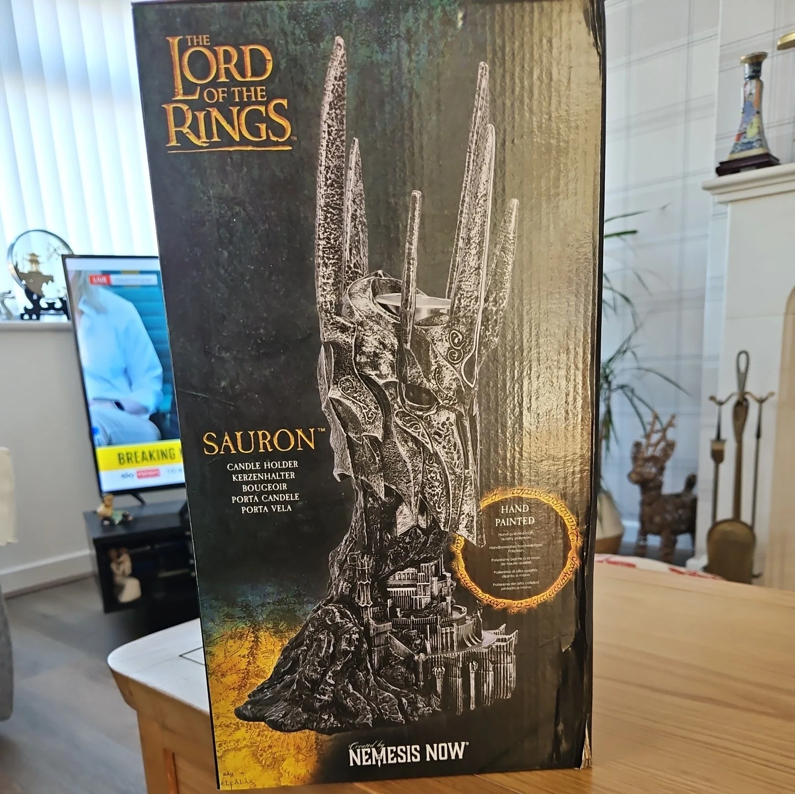 Lord of the Rings Sauron Tea Light Holder 33cm by Nemesis Now Brand New, изображение 5
