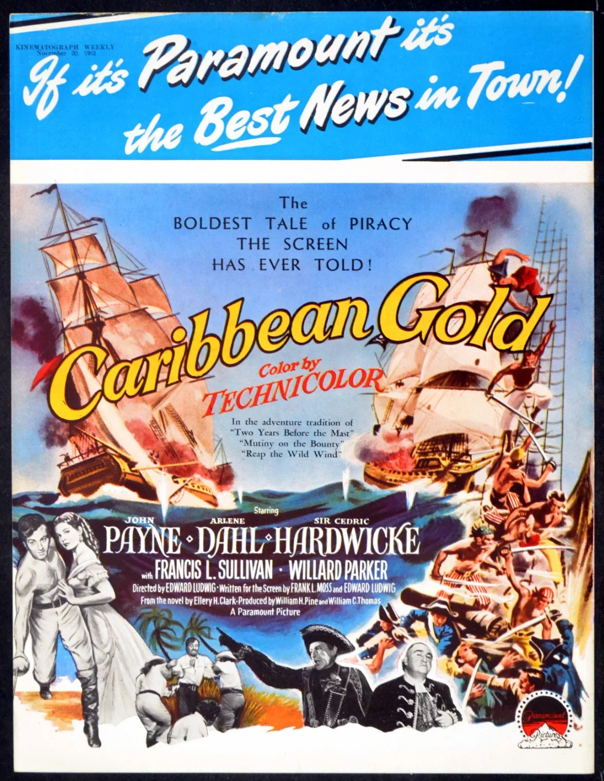 BLOODHOUNDS OF BROADWAY 1952 Mitzi Gaynor, Scott Brady, Mitzi Green TRADE ADVERT, изображение 2