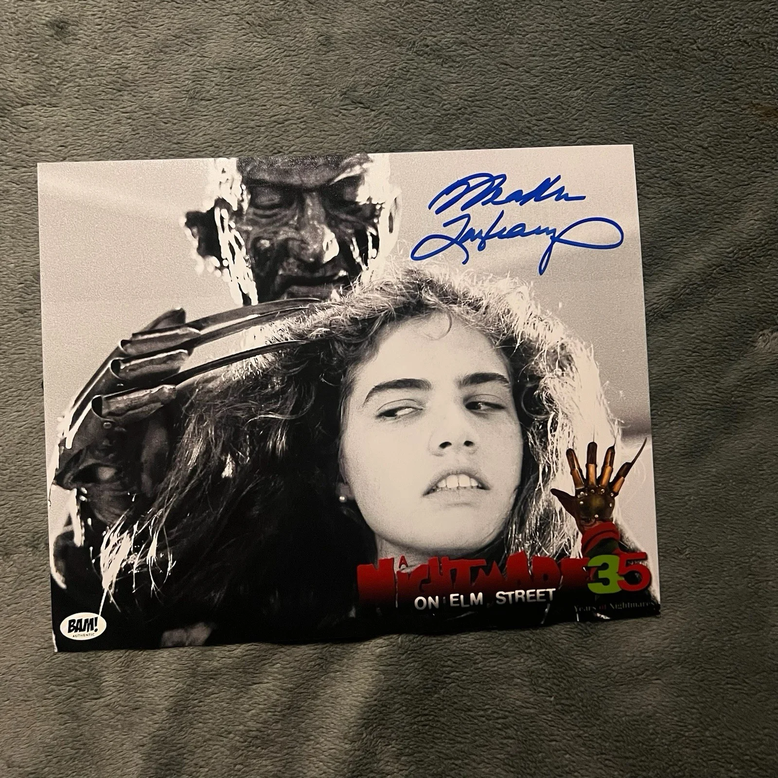 Heather Langenkamp — HEATHER LANGENKAMP SIGNED 8x10 PHOTO NANCY NIGHTMARE ON ELM STREET BAM BOX